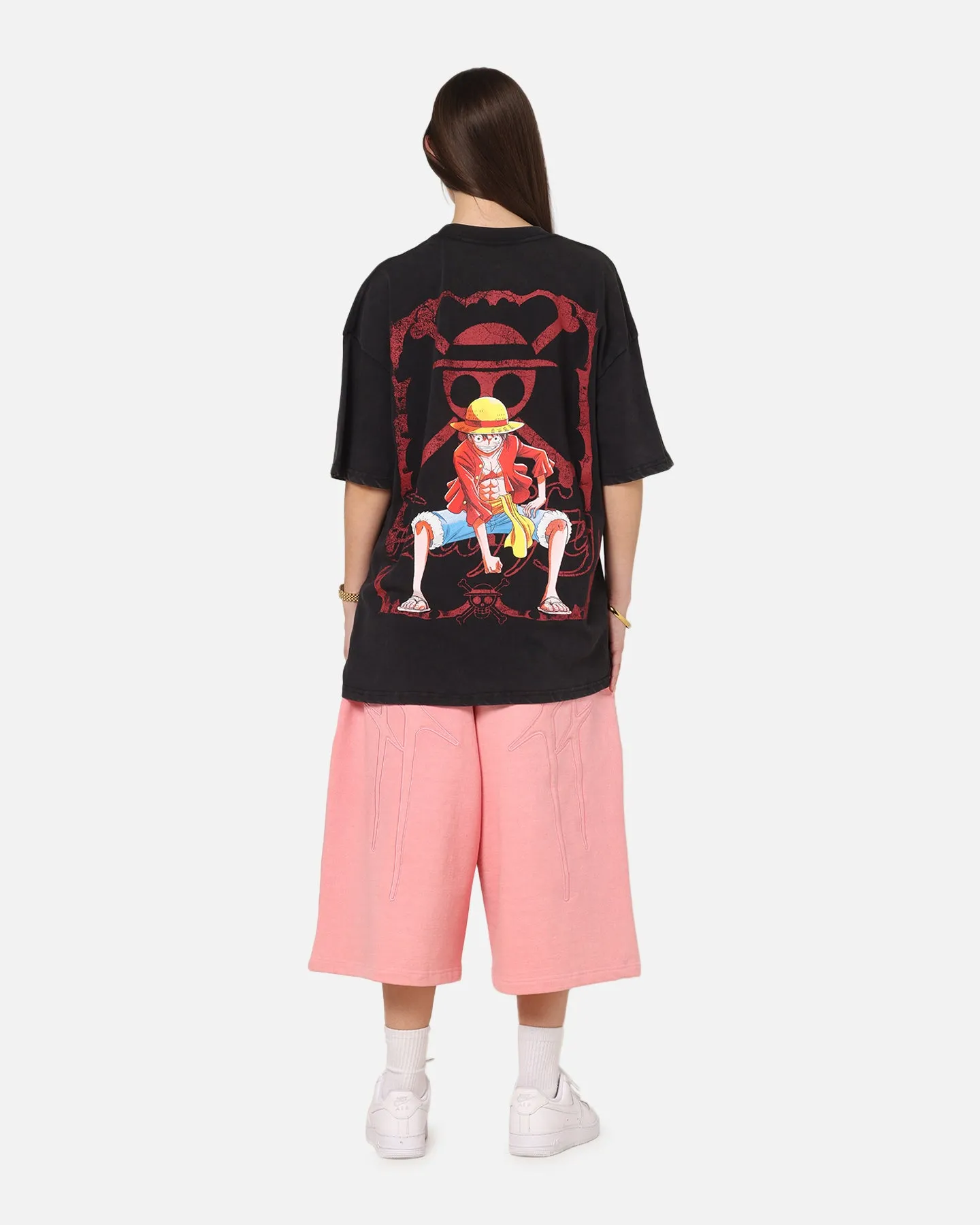 73Studio X One Piece Luffy Vintage T-Shirt Off Black sold by Culture Kings product image thumbnail 4