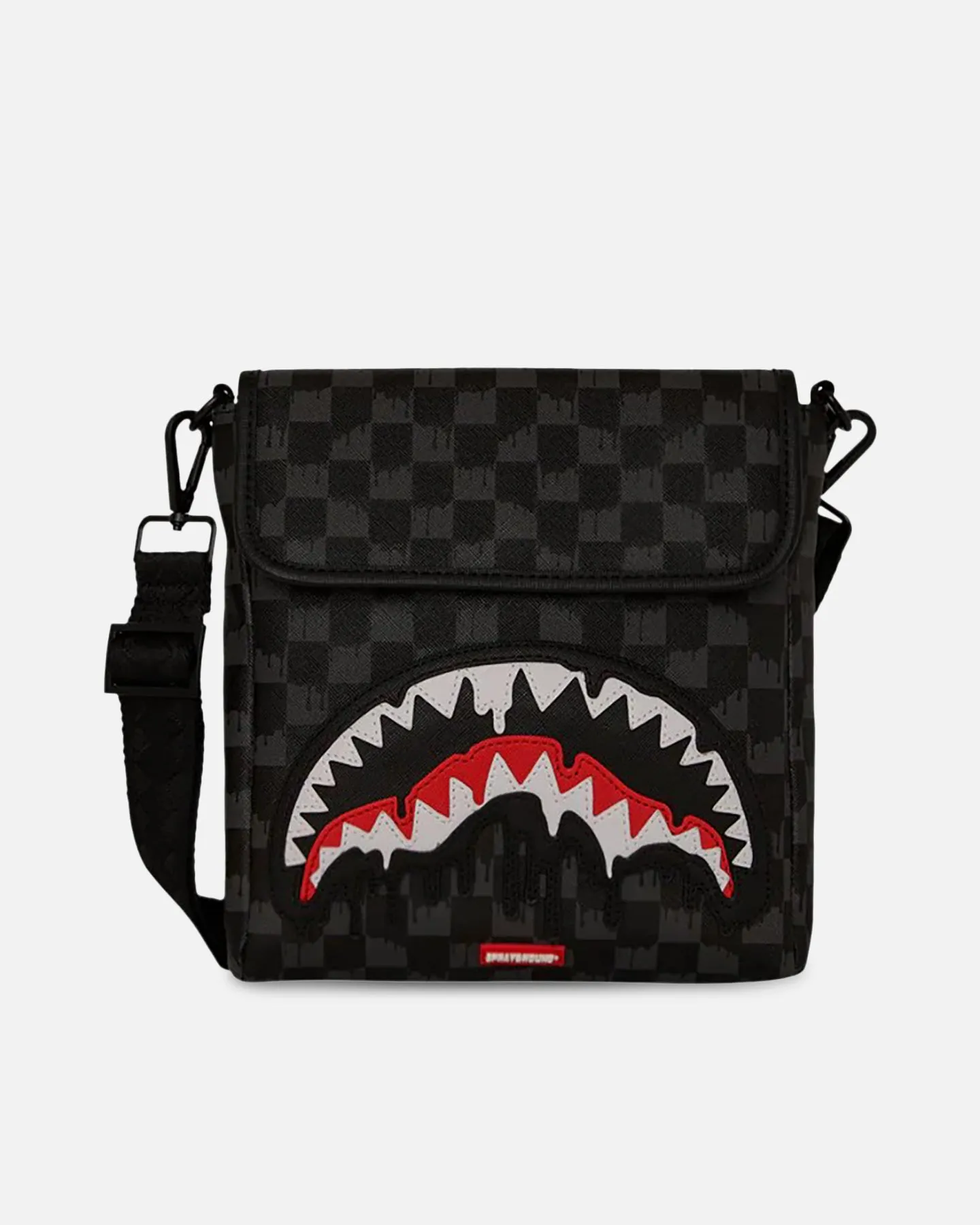 Sprayground Dripping Sharks Messenger Sling Bag Multi sold by Culture Kings