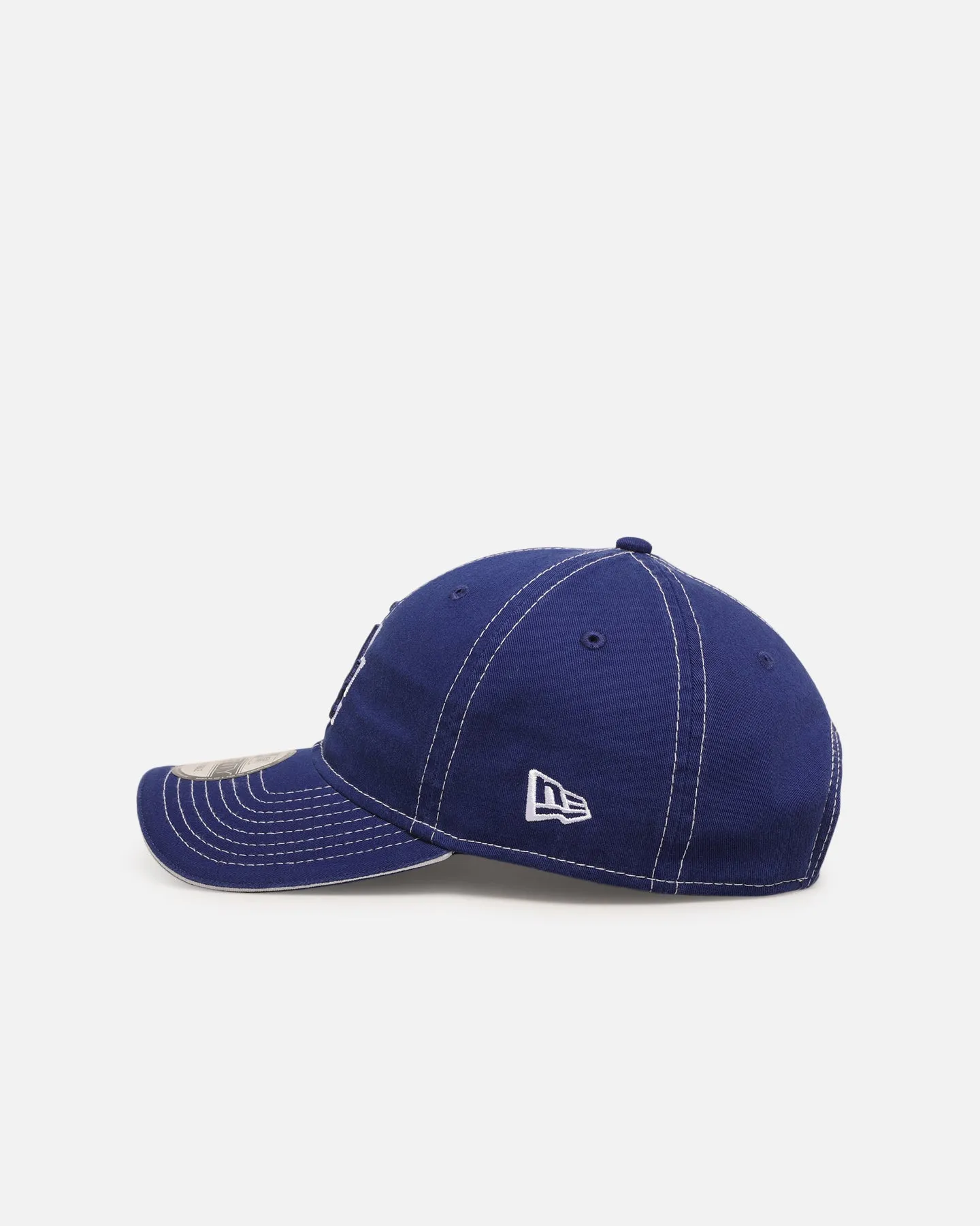 New Era Los Angeles Dodgers 'Contrast Stitch' 9TWENTY Strapback Official Team Colour sold by Culture Kings product image thumbnail 4