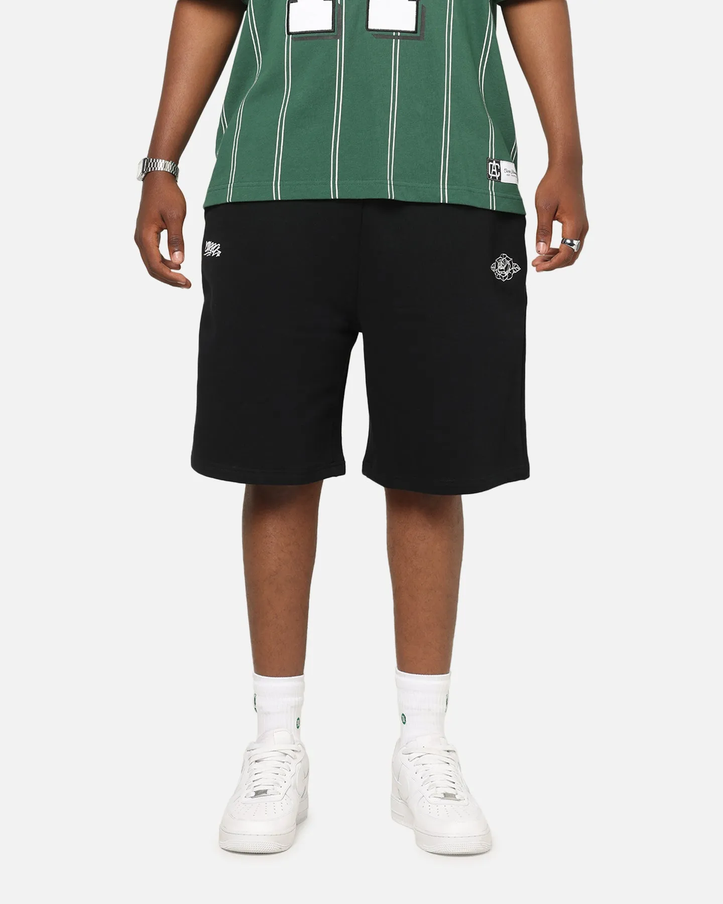 Carre Sideline Longline Sweat Shorts Black sold by Culture Kings
