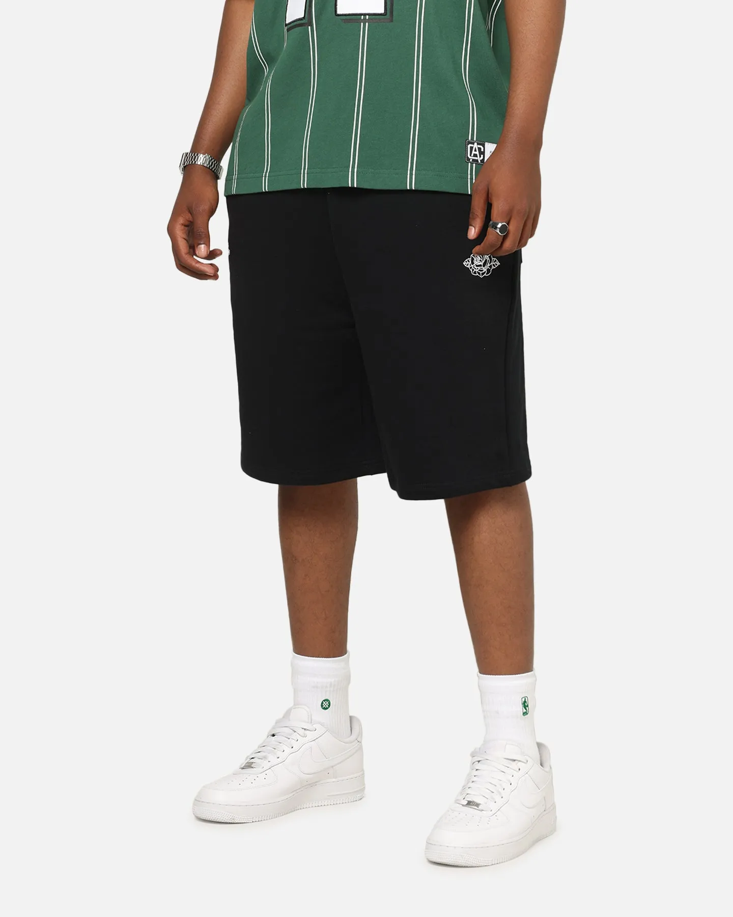 Carre Sideline Longline Sweat Shorts Black sold by Culture Kings product image thumbnail 5