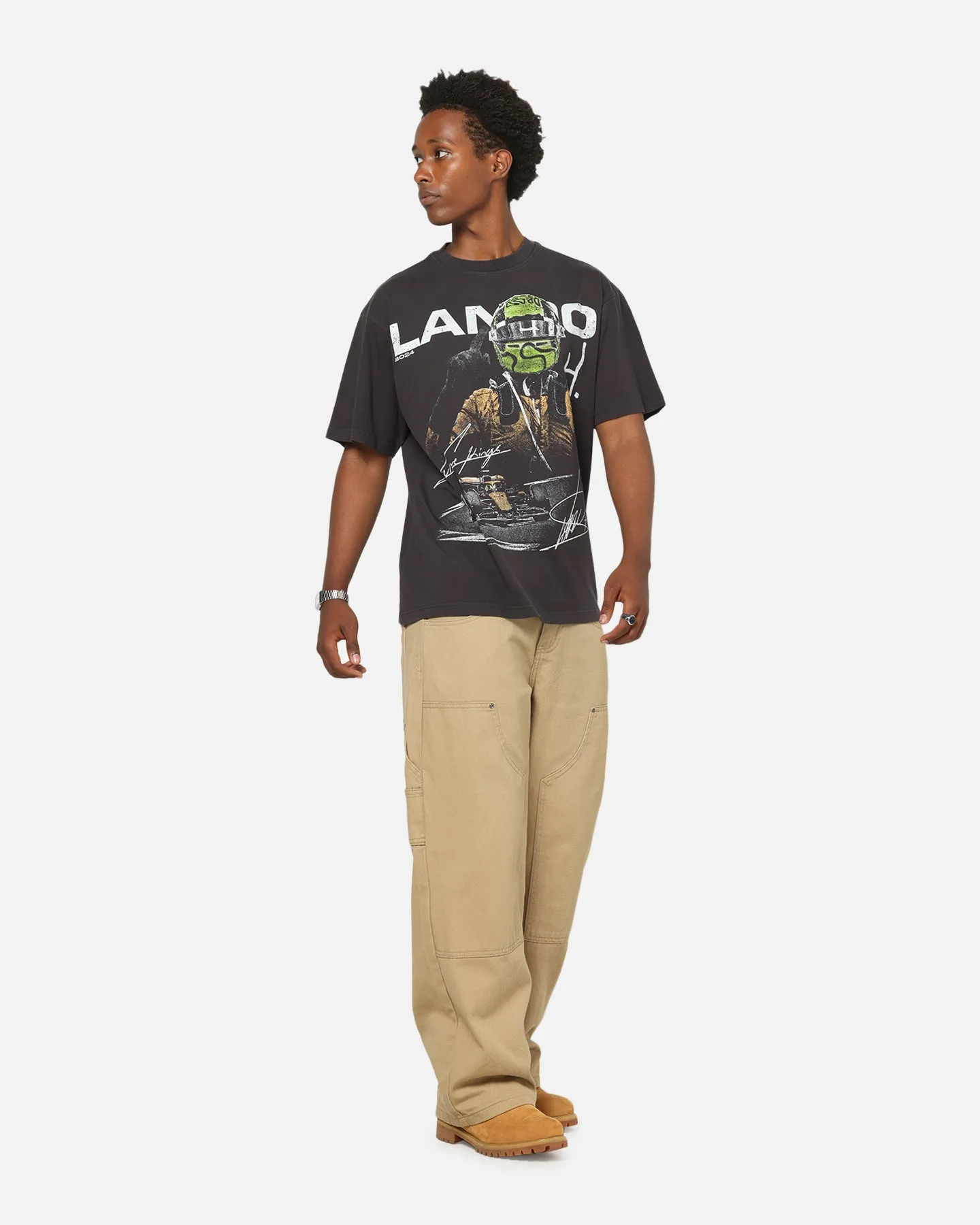 Mitchell & Ness X Mclaren Lando Norris Victory T-Shirt Faded Black sold by Culture Kings product image thumbnail 3