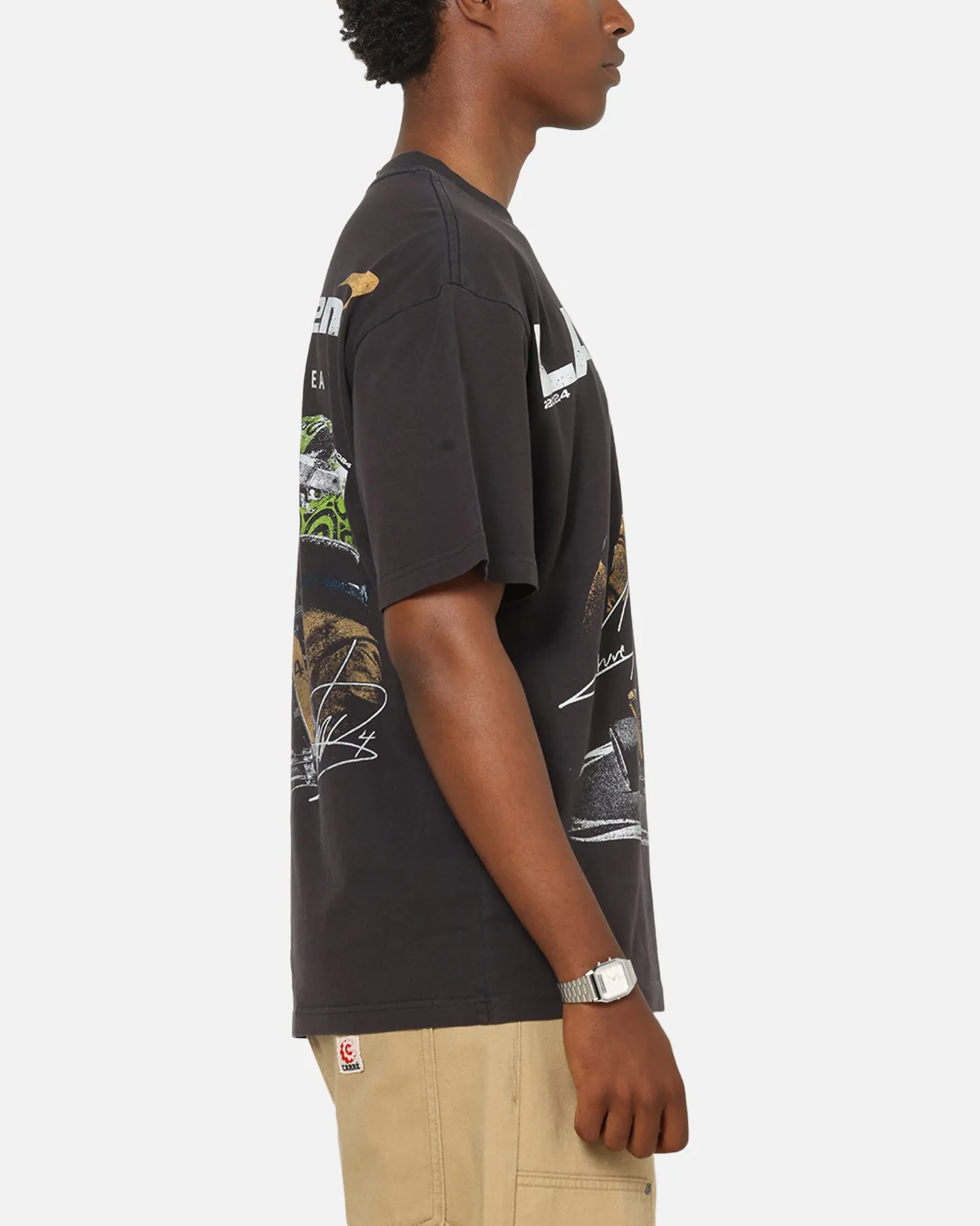 Mitchell & Ness X Mclaren Lando Norris Victory T-Shirt Faded Black sold by Culture Kings product image thumbnail 5