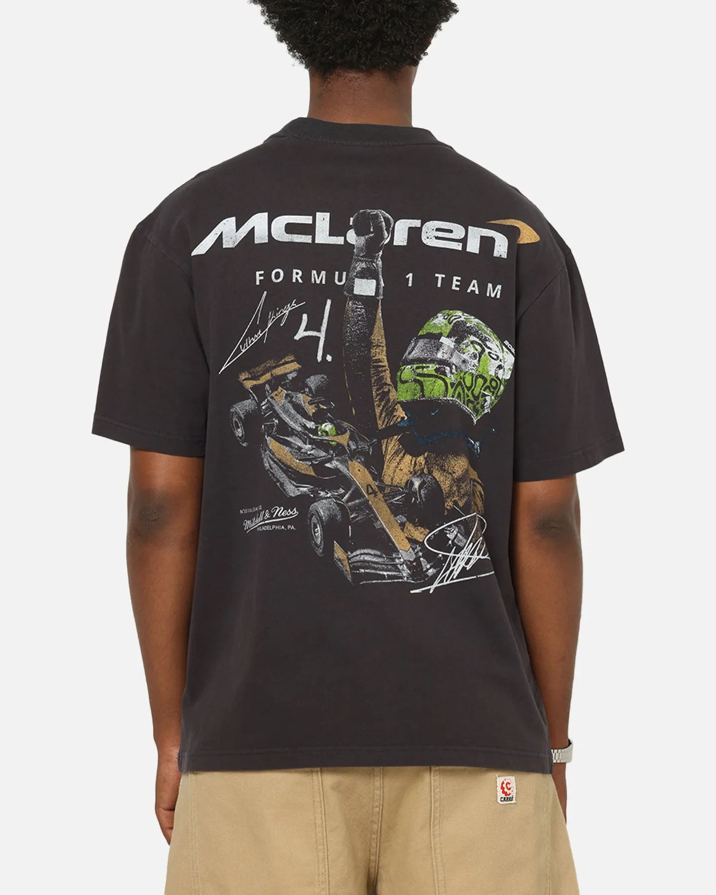 Mitchell & Ness X Mclaren Lando Norris Victory T-Shirt Faded Black sold by Culture Kings product image thumbnail 2