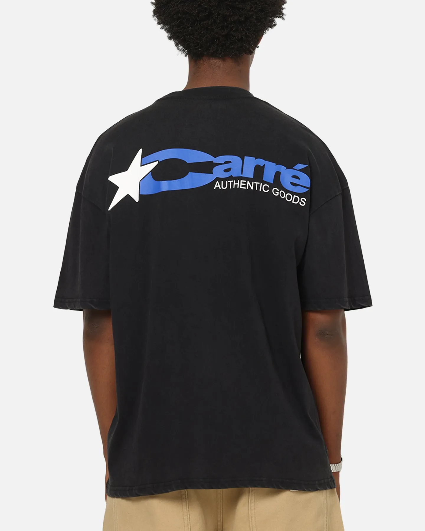 Carre Star Mark T-Shirt Black Acidwash sold by Culture Kings