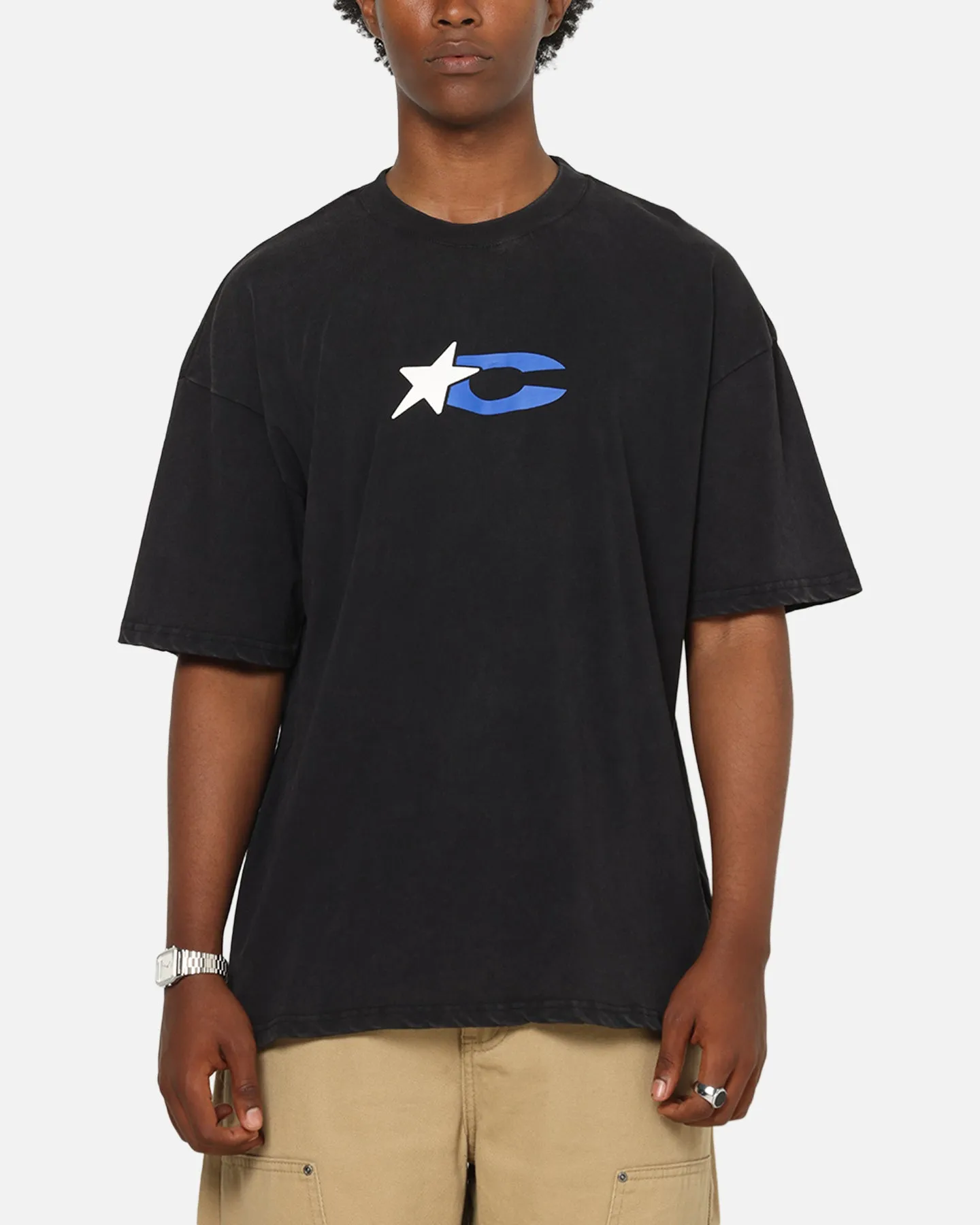 Carre Star Mark T-Shirt Black Acidwash sold by Culture Kings product image thumbnail 2