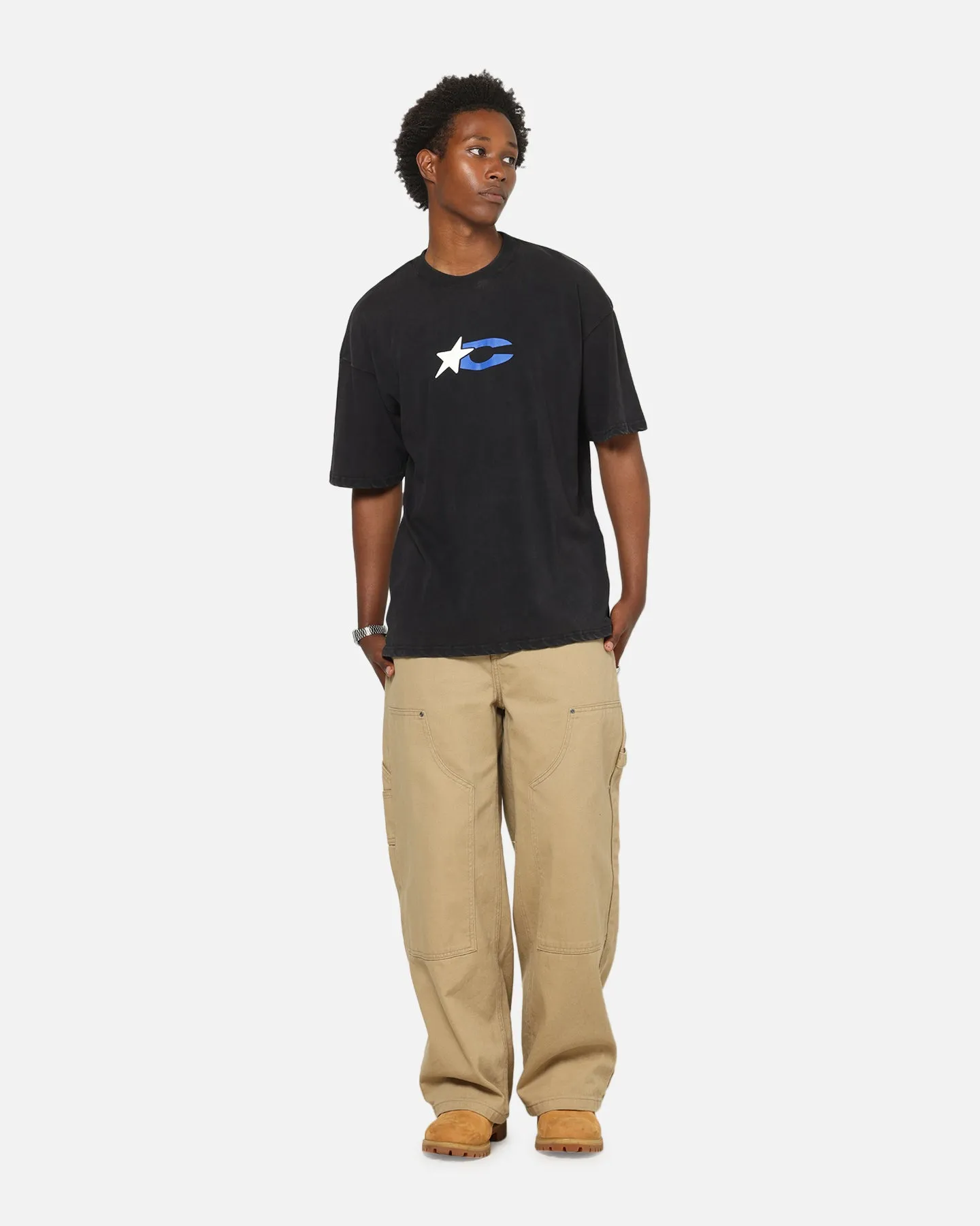 Carre Star Mark T-Shirt Black Acidwash sold by Culture Kings product image thumbnail 4