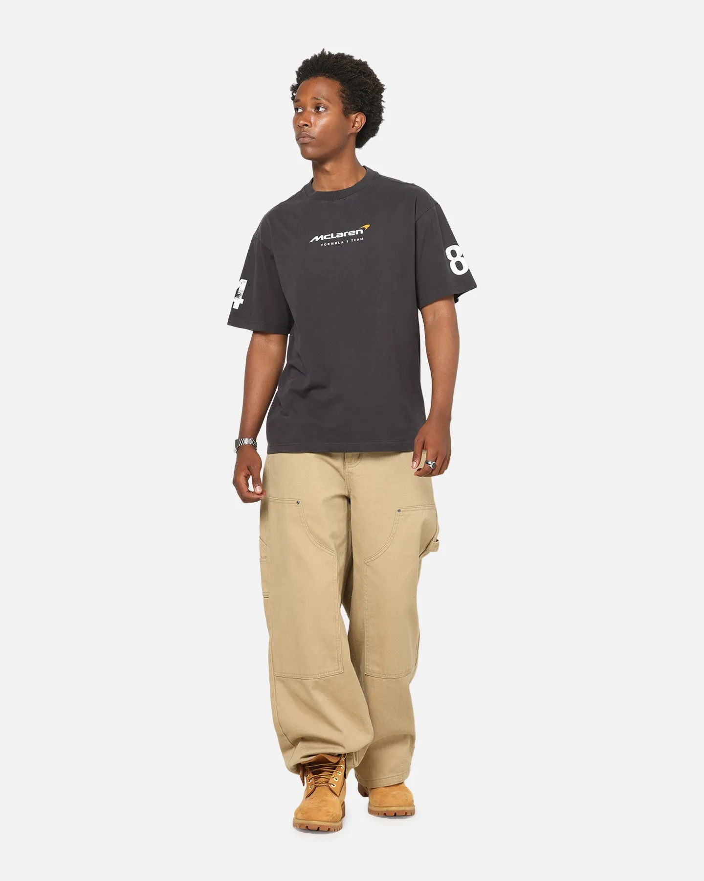 Mitchell & Ness X Mclaren Piastri And Norris Team Mates T-Shirt Washed Black sold by Culture Kings product image thumbnail 4