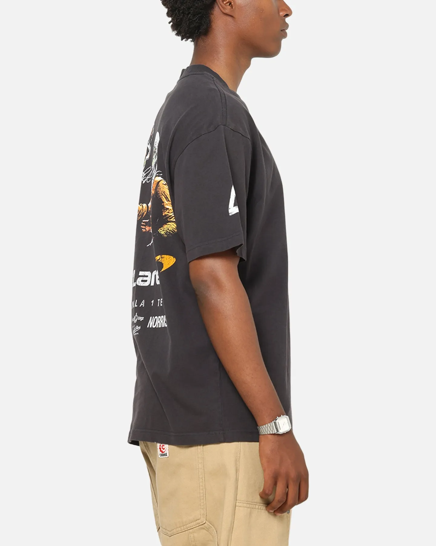 Mitchell & Ness X Mclaren Piastri And Norris Team Mates T-Shirt Washed Black sold by Culture Kings product image thumbnail 5