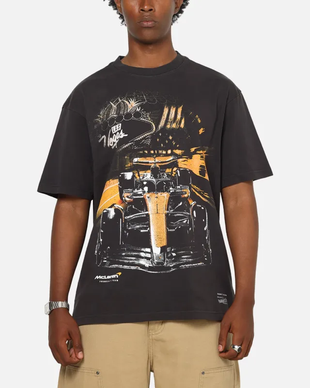 Mitchell & Ness X Mclaren Vegas 2025 T-Shirt Washed Black sold by Culture Kings