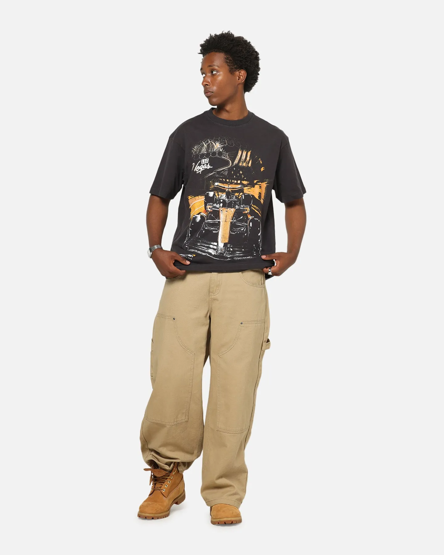 Mitchell & Ness X Mclaren Vegas 2025 T-Shirt Washed Black sold by Culture Kings product image thumbnail 2