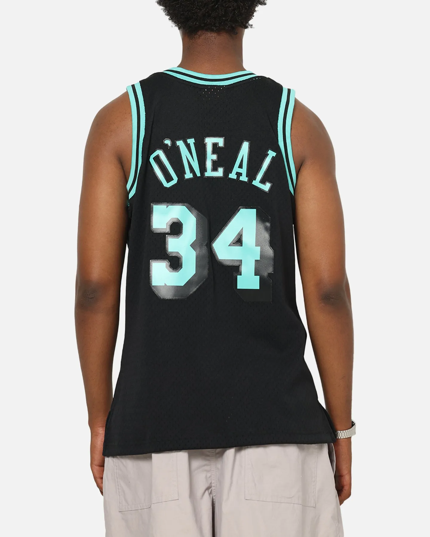 Mitchell & Ness Los Angeles Lakers Shaquille O'Neal 'Cool Blue' Swing Jersey Black/Blue sold by Culture Kings product image thumbnail 2