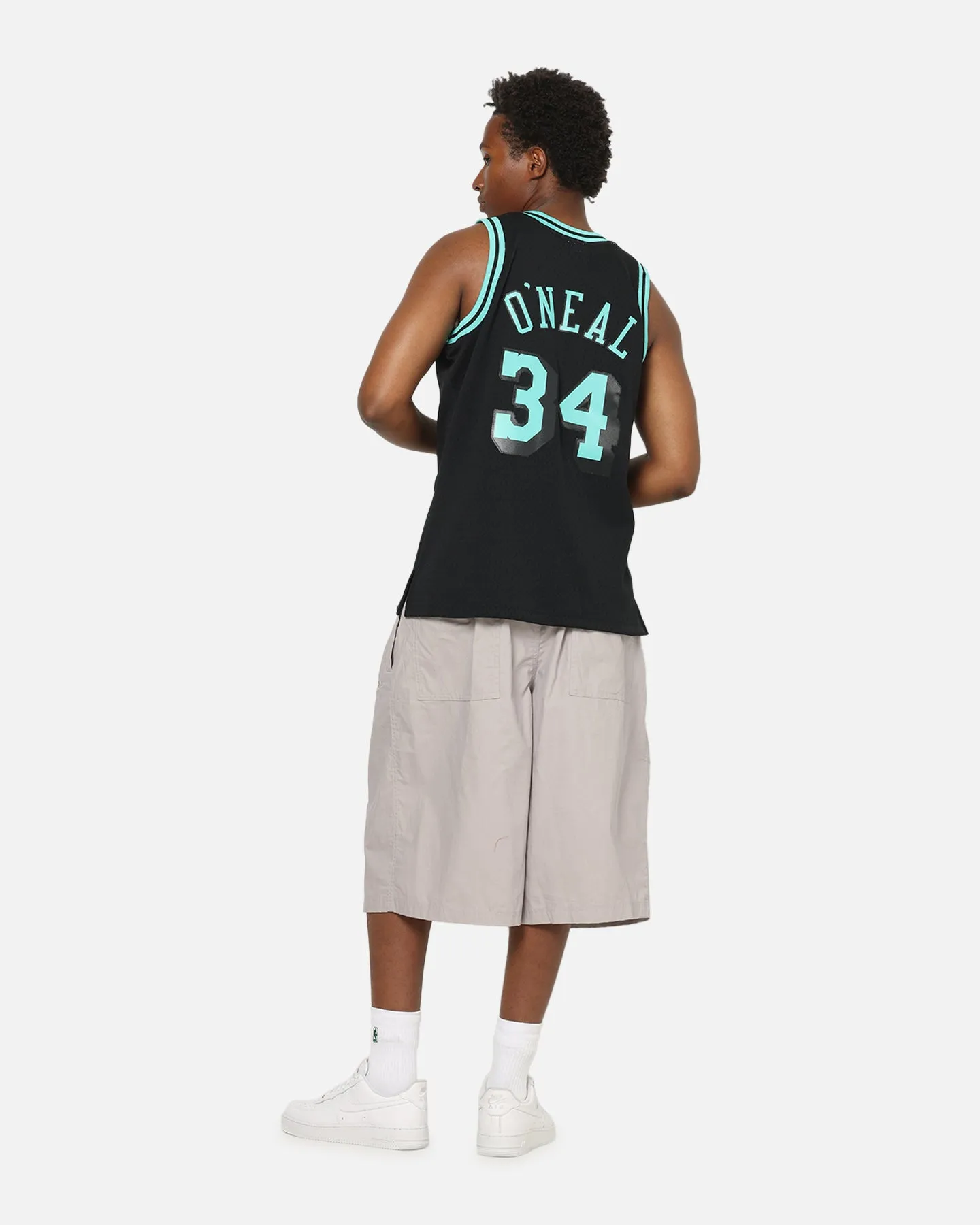 Mitchell & Ness Los Angeles Lakers Shaquille O'Neal 'Cool Blue' Swing Jersey Black/Blue sold by Culture Kings product image thumbnail 4