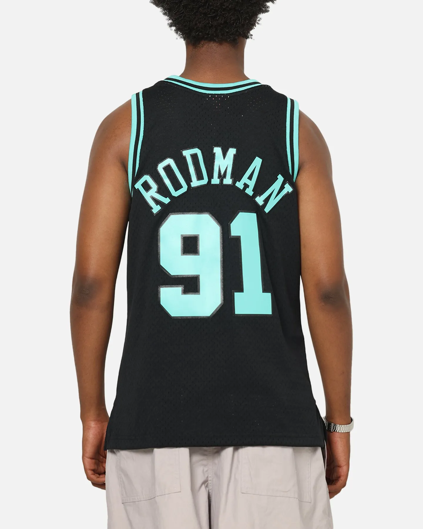Mitchell & Ness Chicago Bulls Dennis Rodman 'Cool Blue' Swing Jersey Black/Blue sold by Culture Kings product image thumbnail 2