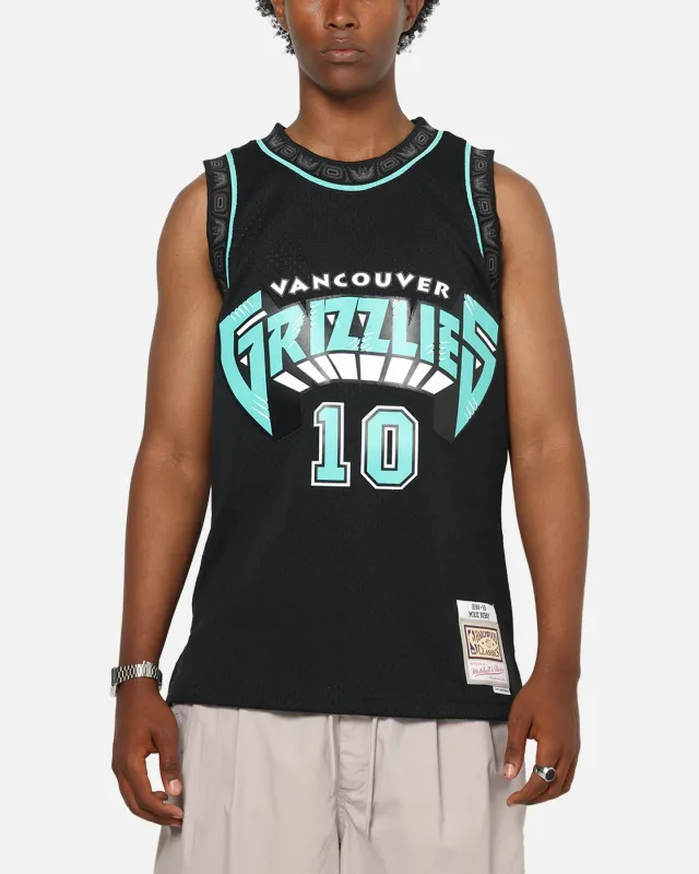 Mitchell & Ness Vancouver Grizzlies Mike Bibby 'Cool Blue' Swing Jersey Black/Blue sold by Culture Kings