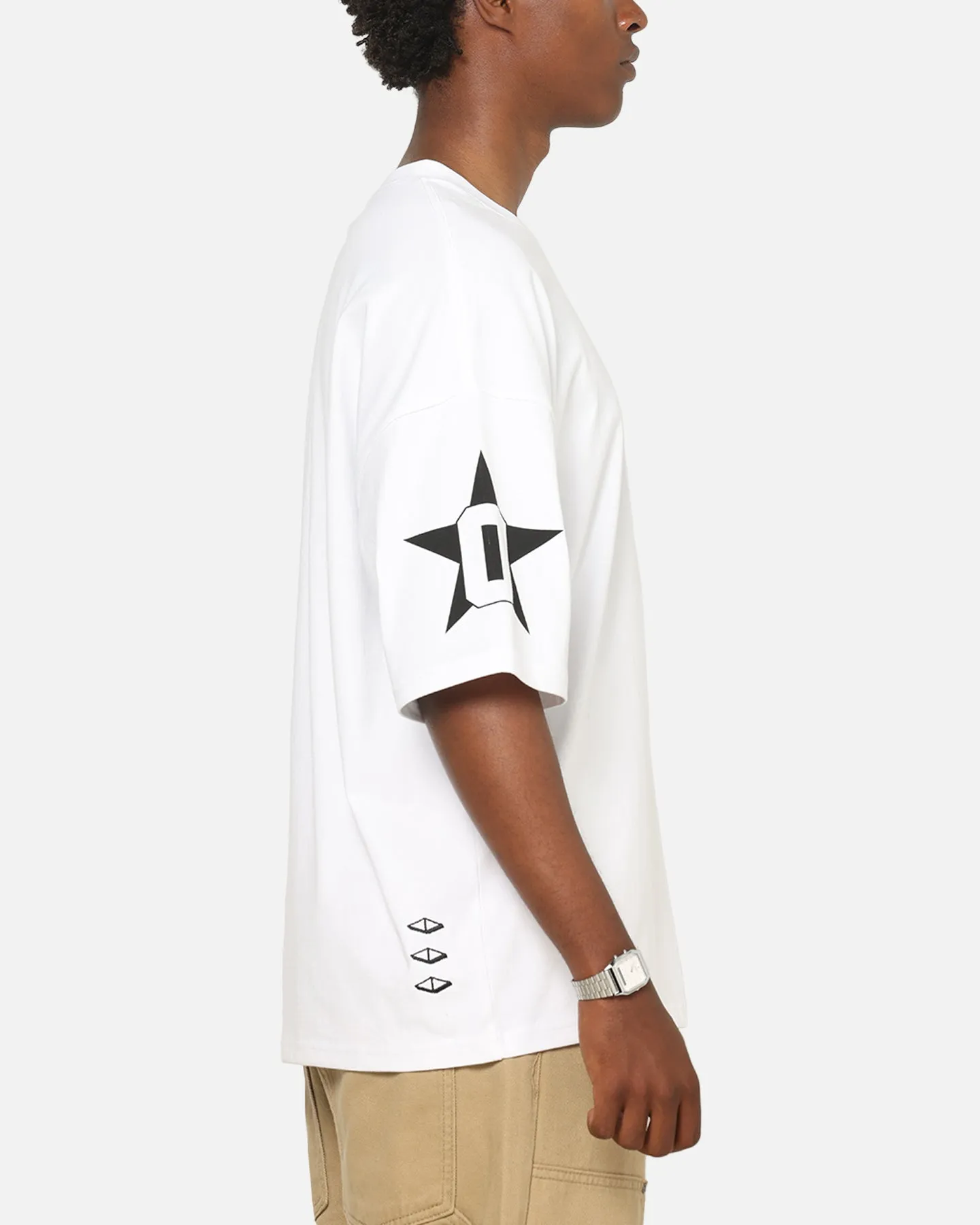 Vouseti Star T-Shirt White sold by Culture Kings product image thumbnail 4