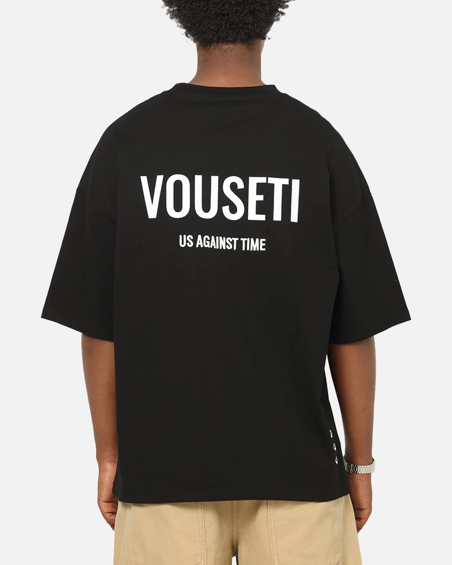 Vouseti Us Against Time T-Shirt Black sold by Culture Kings product image thumbnail 2