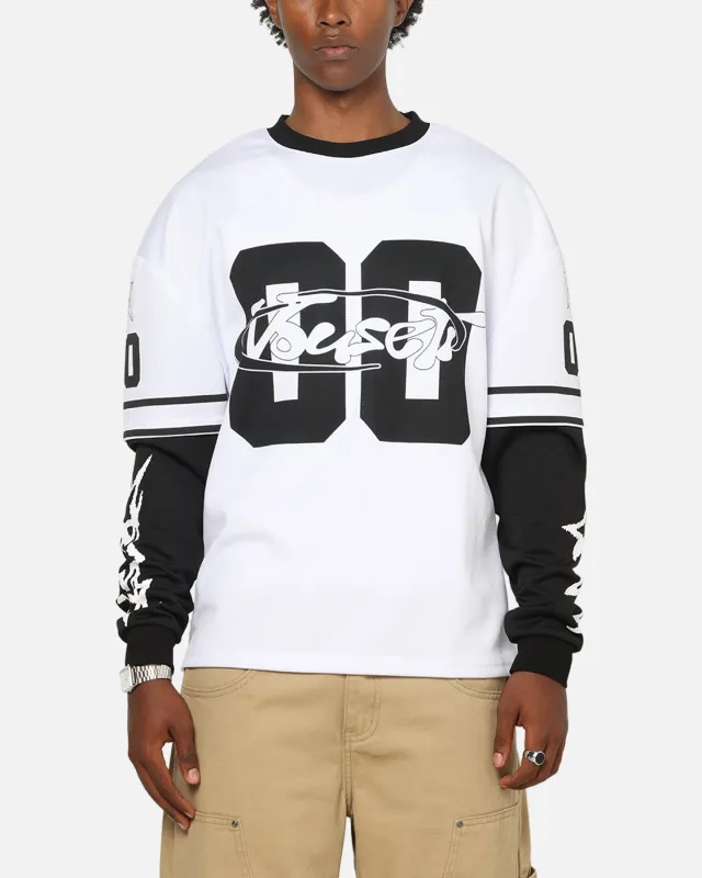 Vouseti Dual Long Sleeve 00 T-Shirt White sold by Culture Kings