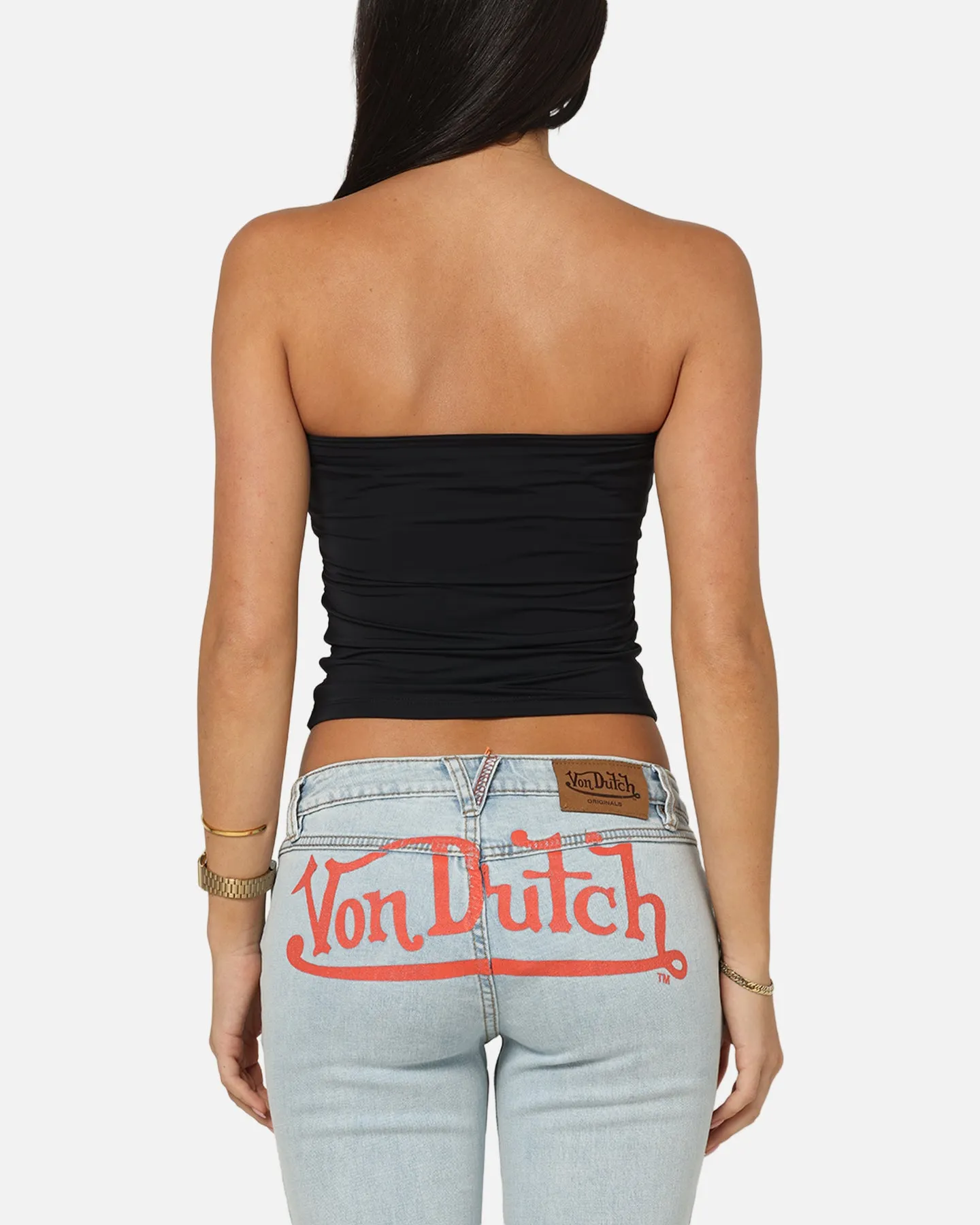 Von Dutch Women's Bandeau Top Black sold by Culture Kings product image thumbnail 3