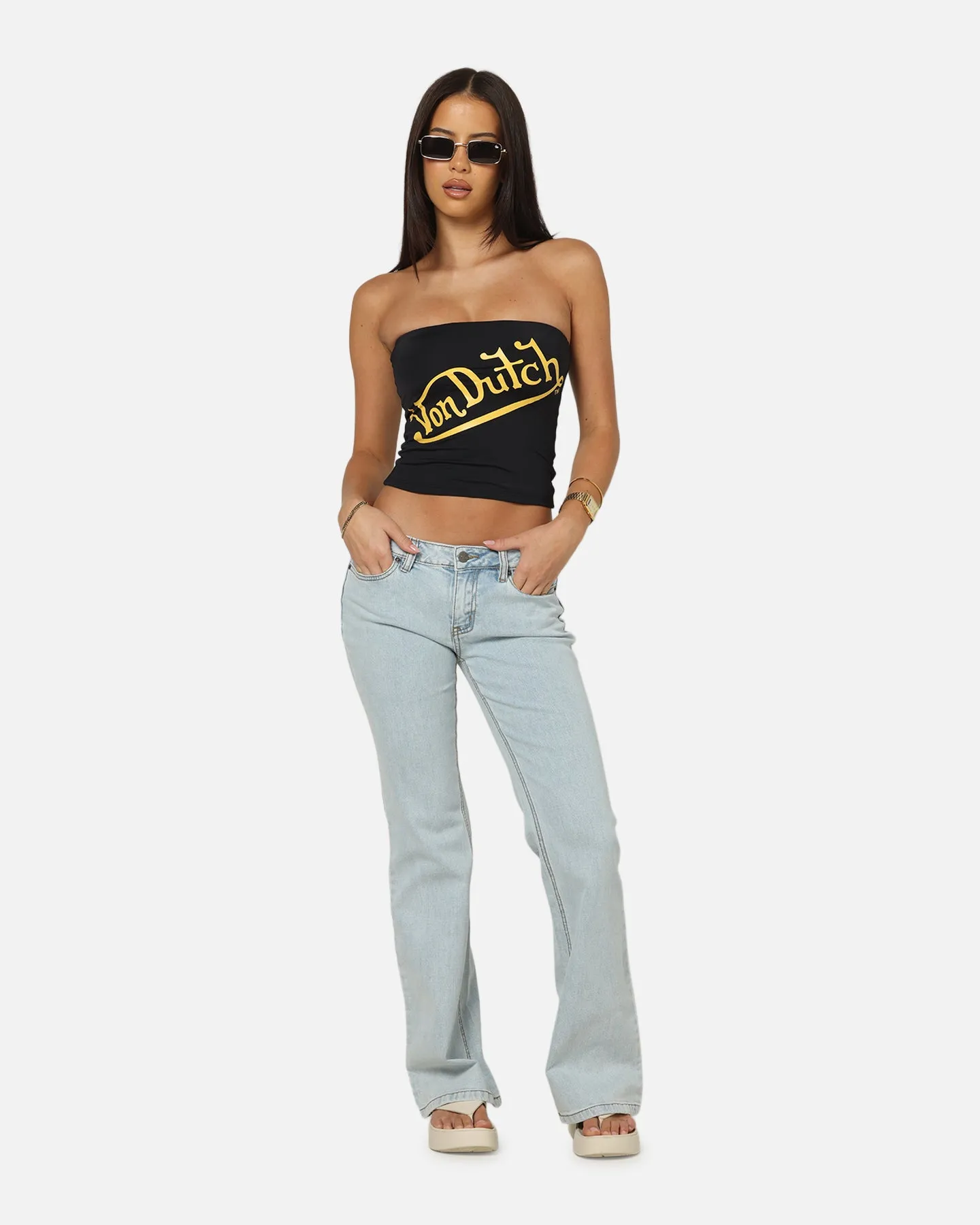 Von Dutch Women's Bandeau Top Black sold by Culture Kings product image thumbnail 2