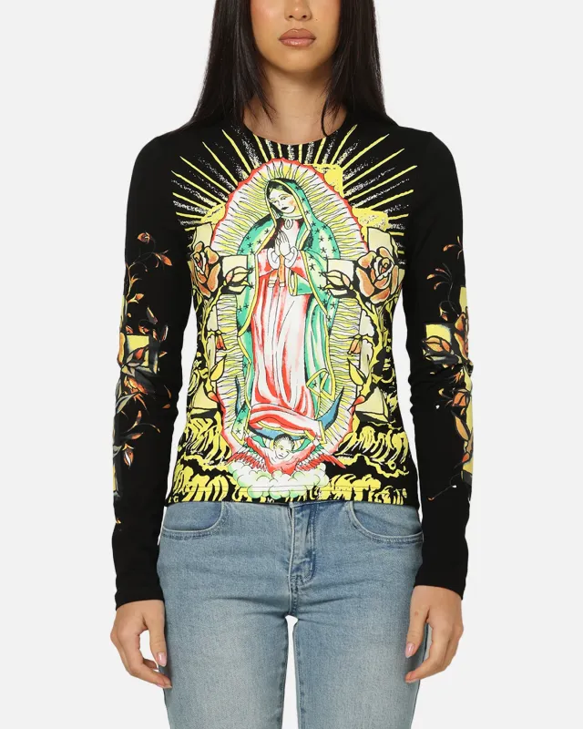 Ed Hardy Women's Divine Long Sleeve T-Shirt Black sold by Culture Kings