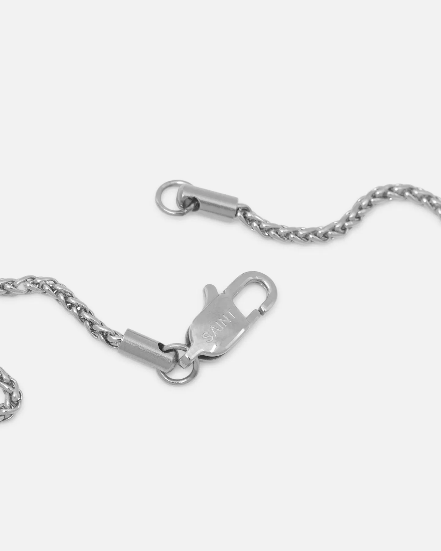 Saint Morta 2MM Palm Chain White Gold sold by Culture Kings product image thumbnail 5