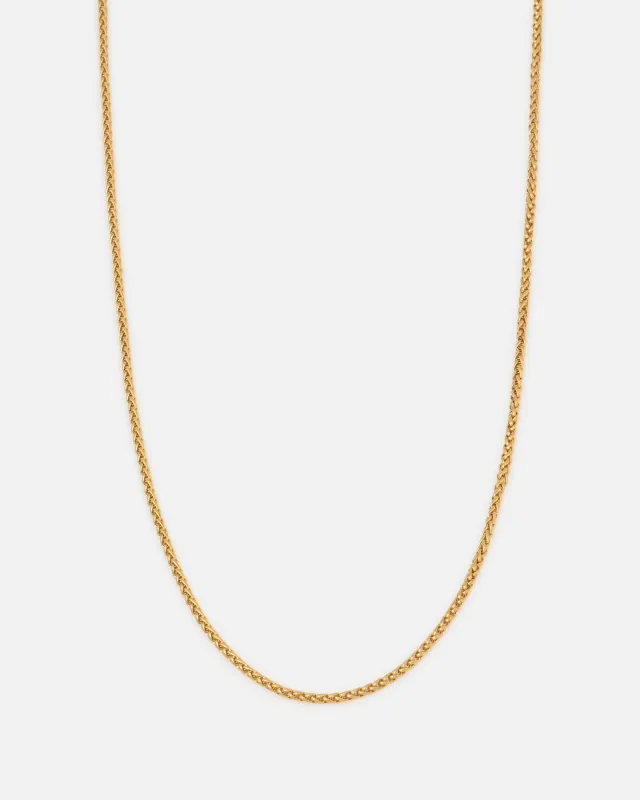 Saint Morta 2MM Palm Chain Gold sold by Culture Kings