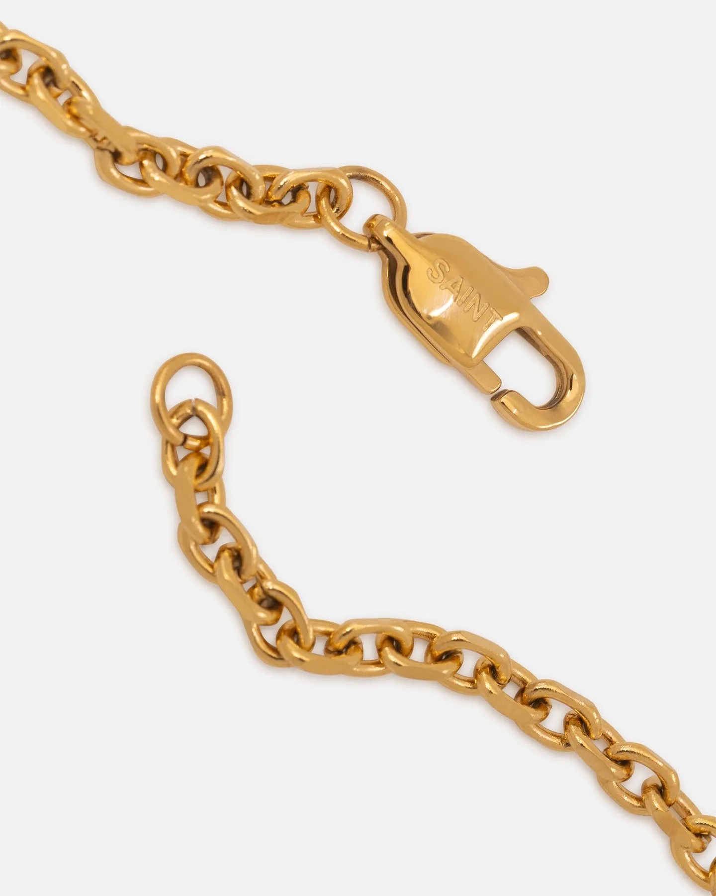Saint Morta Onyx Clover Necklace Gold sold by Culture Kings product image thumbnail 4