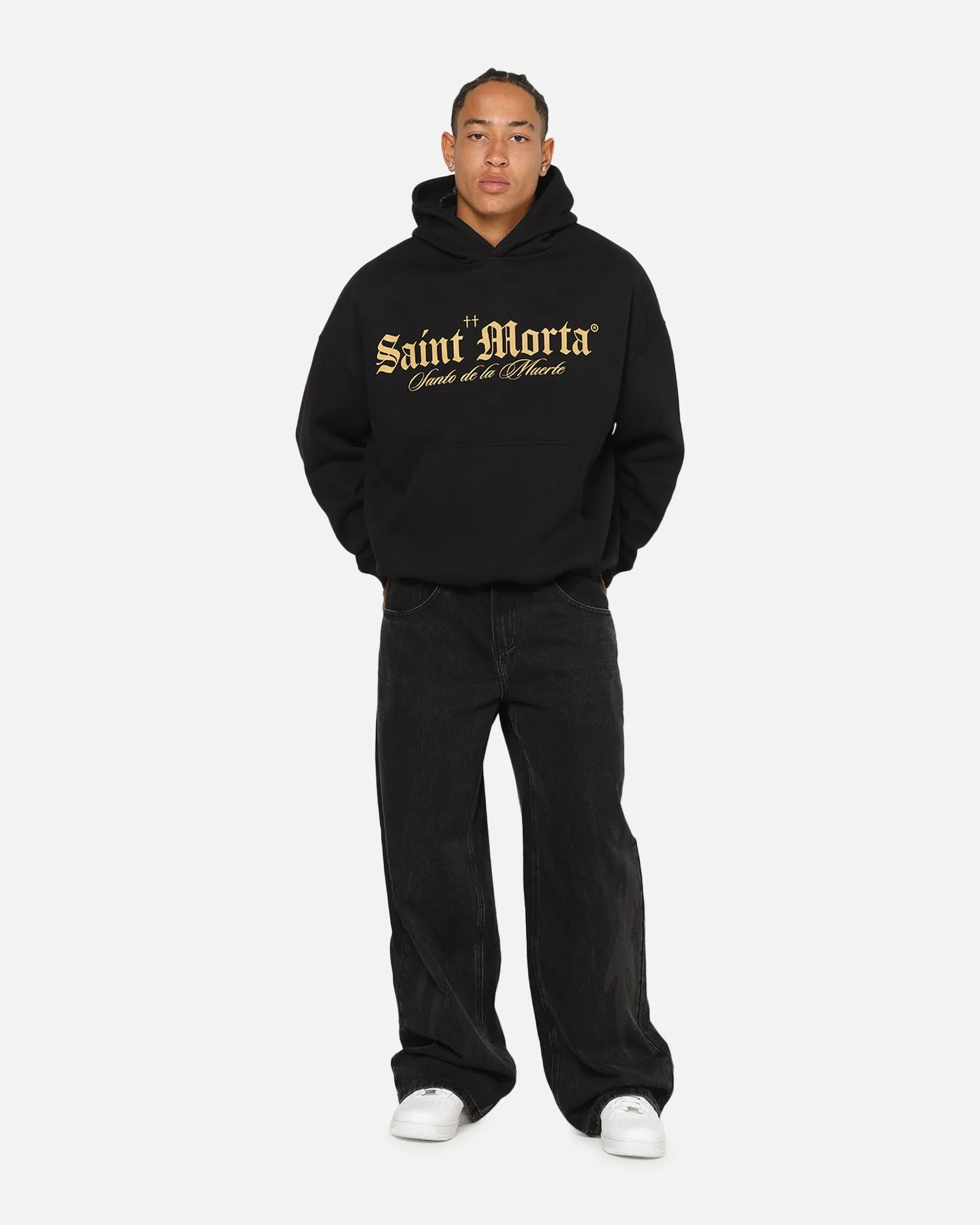 Saint Morta Muerte Hoodie Black sold by Culture Kings product image thumbnail 2
