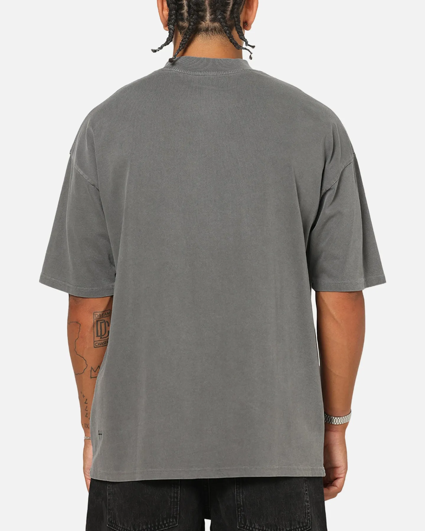 Saint Morta Serenity Mock Neck T-Shirt Washed Charcoal sold by Culture Kings product image thumbnail 3