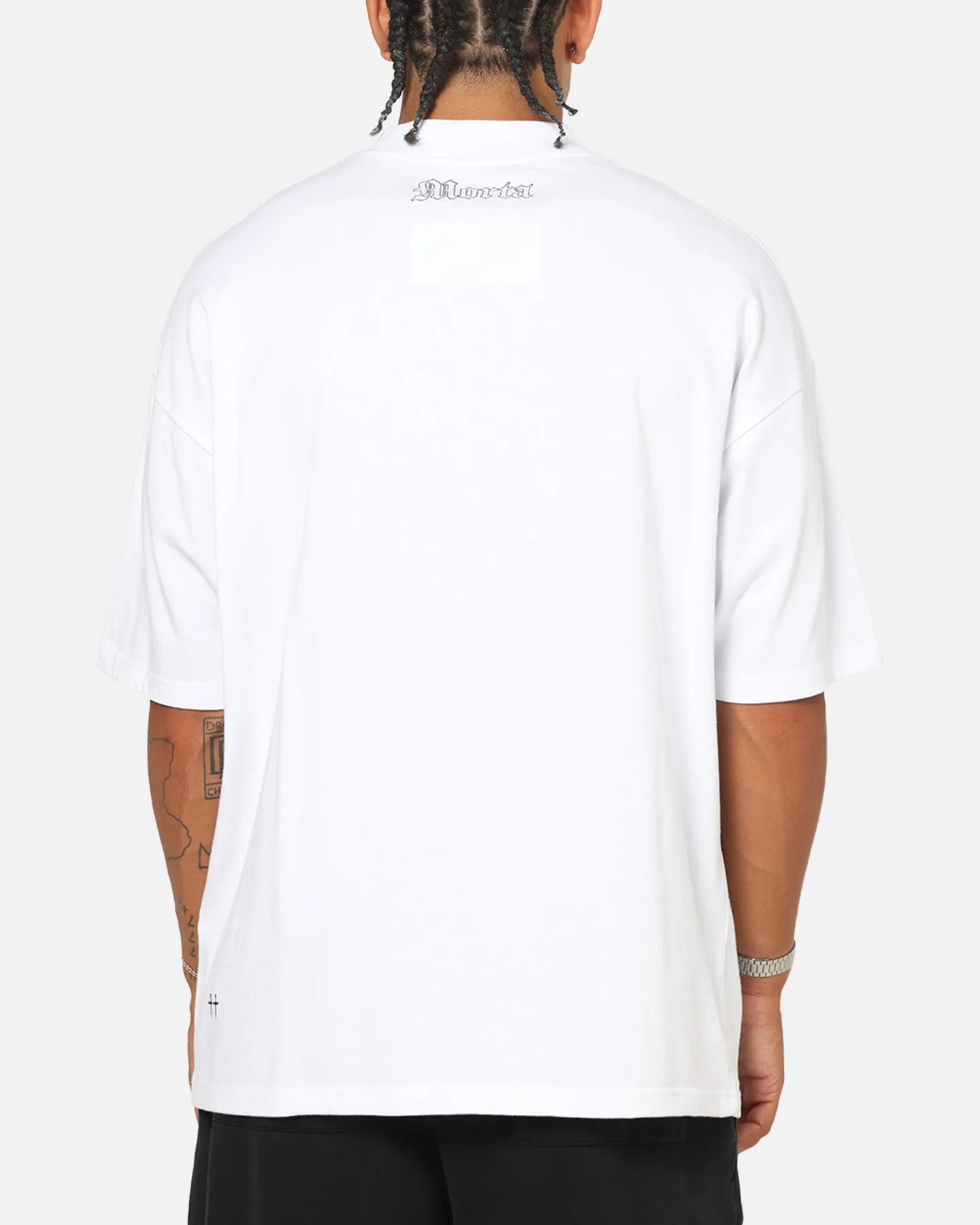 Saint Morta Vigil Mock Neck T-Shirt White sold by Culture Kings product image thumbnail 3