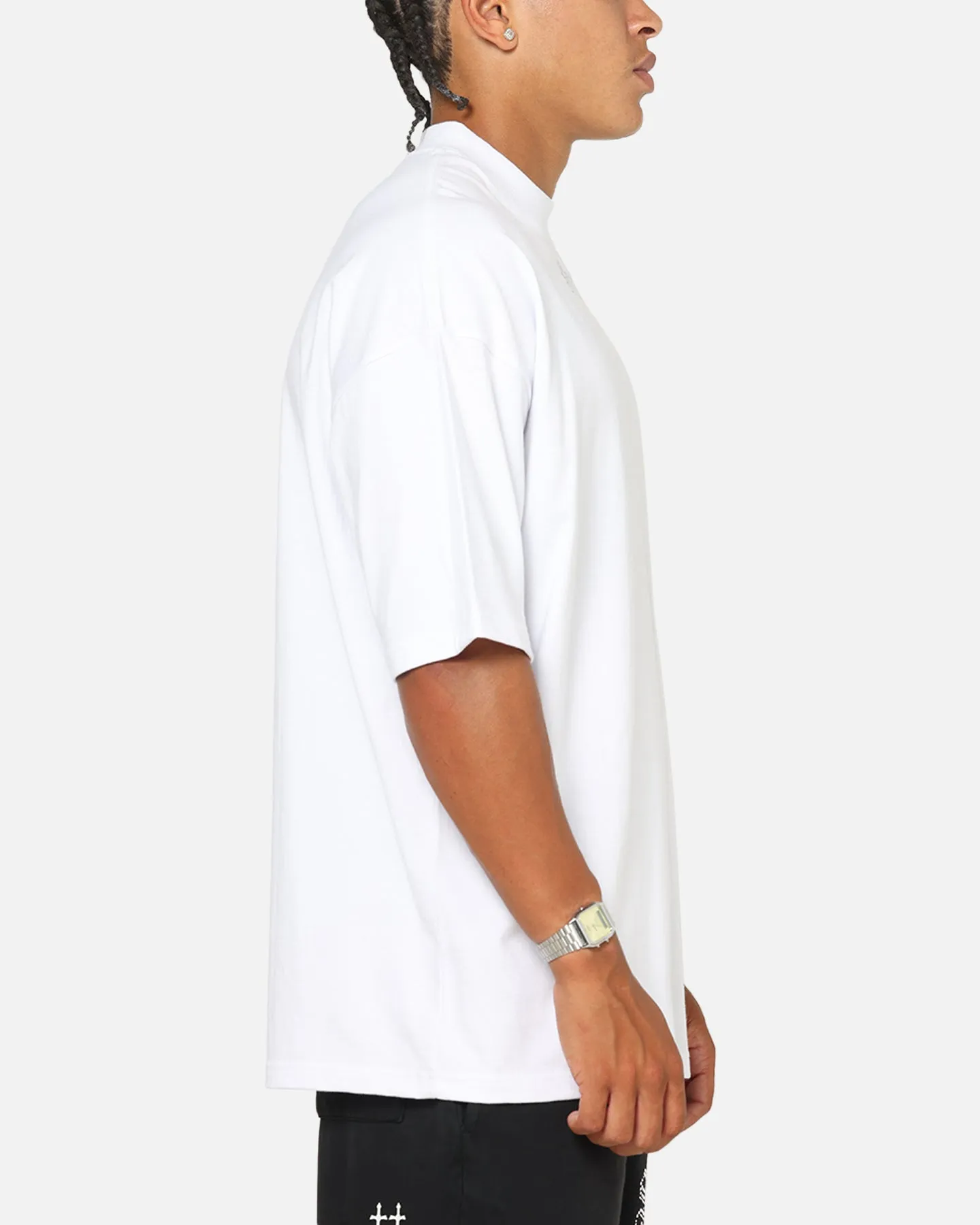 Saint Morta Vigil Mock Neck T-Shirt White sold by Culture Kings product image thumbnail 4