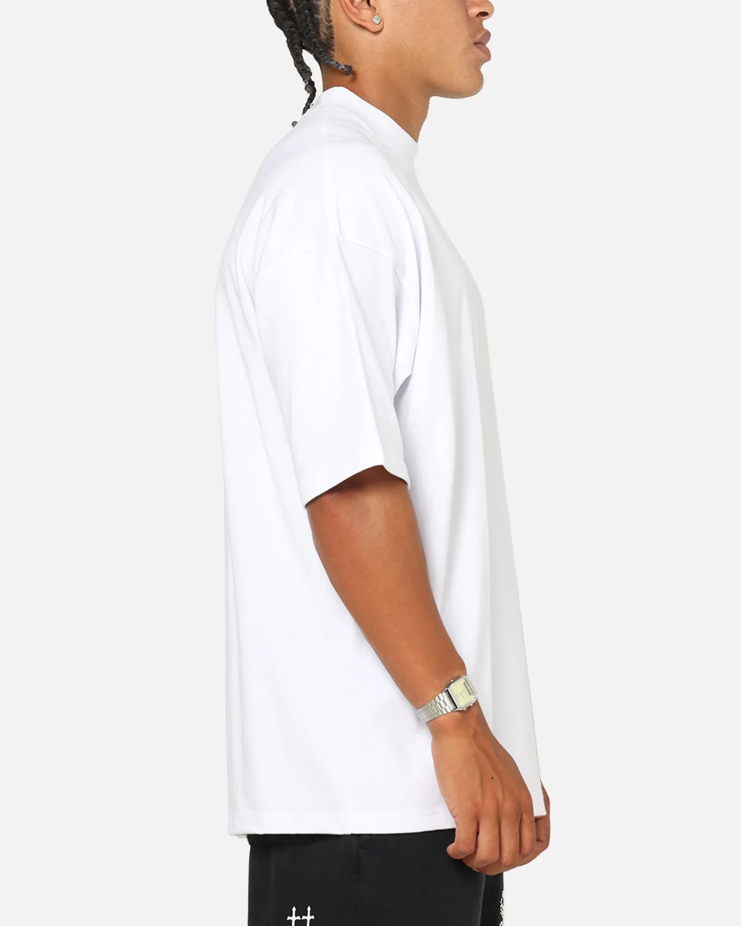 Saint Morta Serenity Mock Neck T-Shirt White sold by Culture Kings product image thumbnail 4