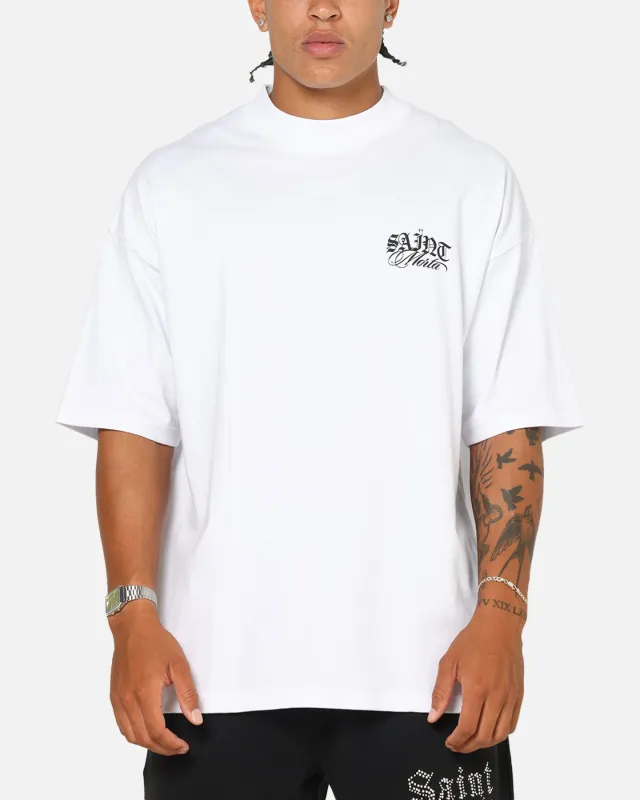 Saint Morta Serenity Mock Neck T-Shirt White sold by Culture Kings