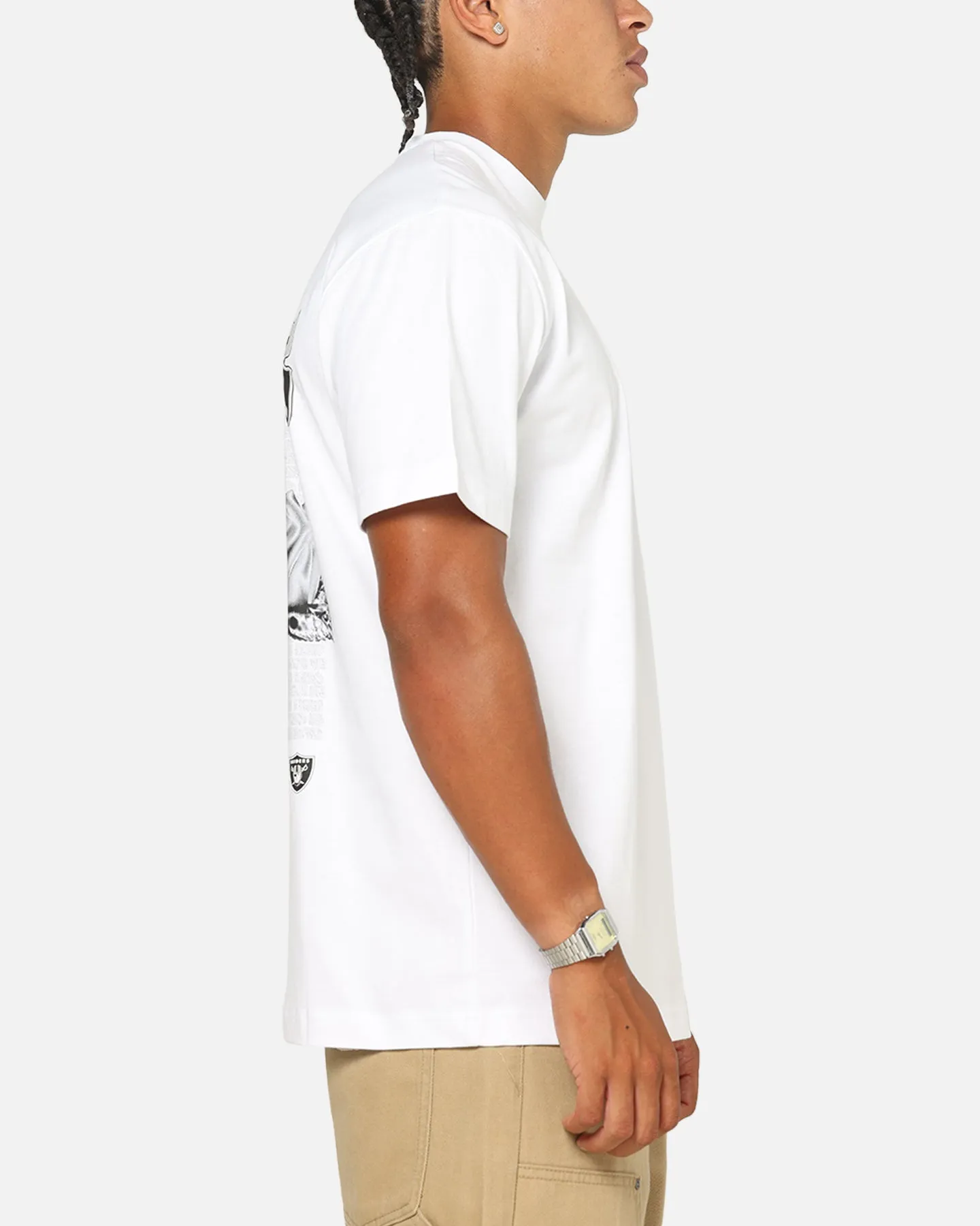 New Era Las Vegas Raiders Rose Oversized T-Shirt White sold by Culture Kings product image thumbnail 5