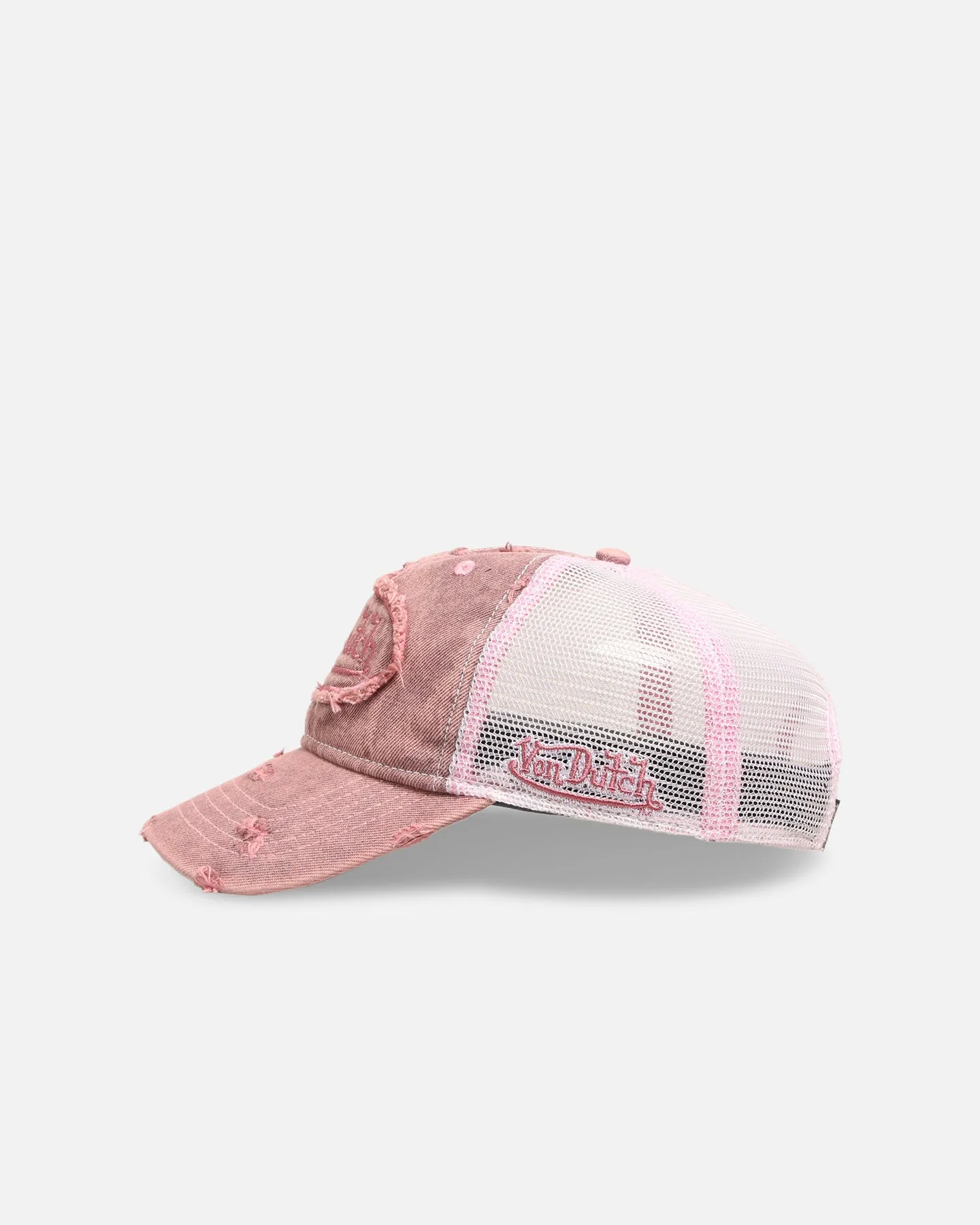 Von Dutch Overdye Wash Trucker Snapback Pink sold by Culture Kings product image thumbnail 4