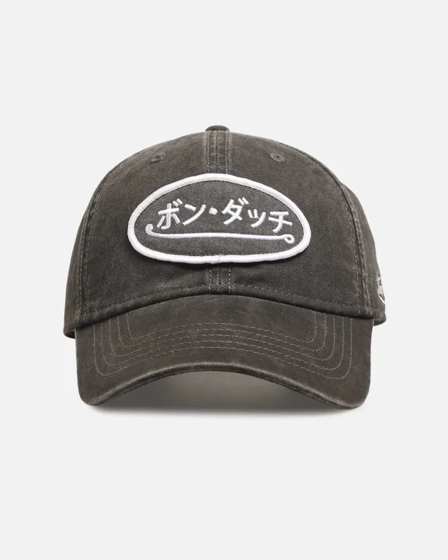 Von Dutch Japanese Script Dad Strapback Cap Washed Black sold by Culture Kings