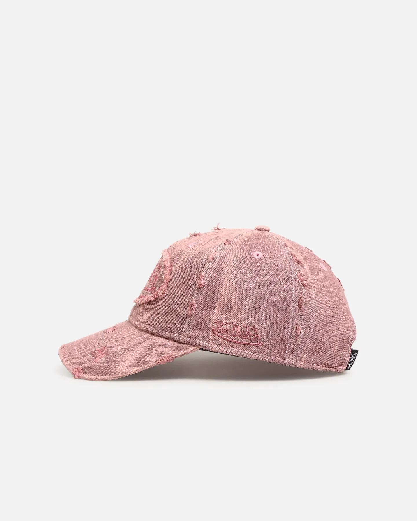 Von Dutch Overdye Wash Dad Strapback Cap Pink sold by Culture Kings product image thumbnail 4