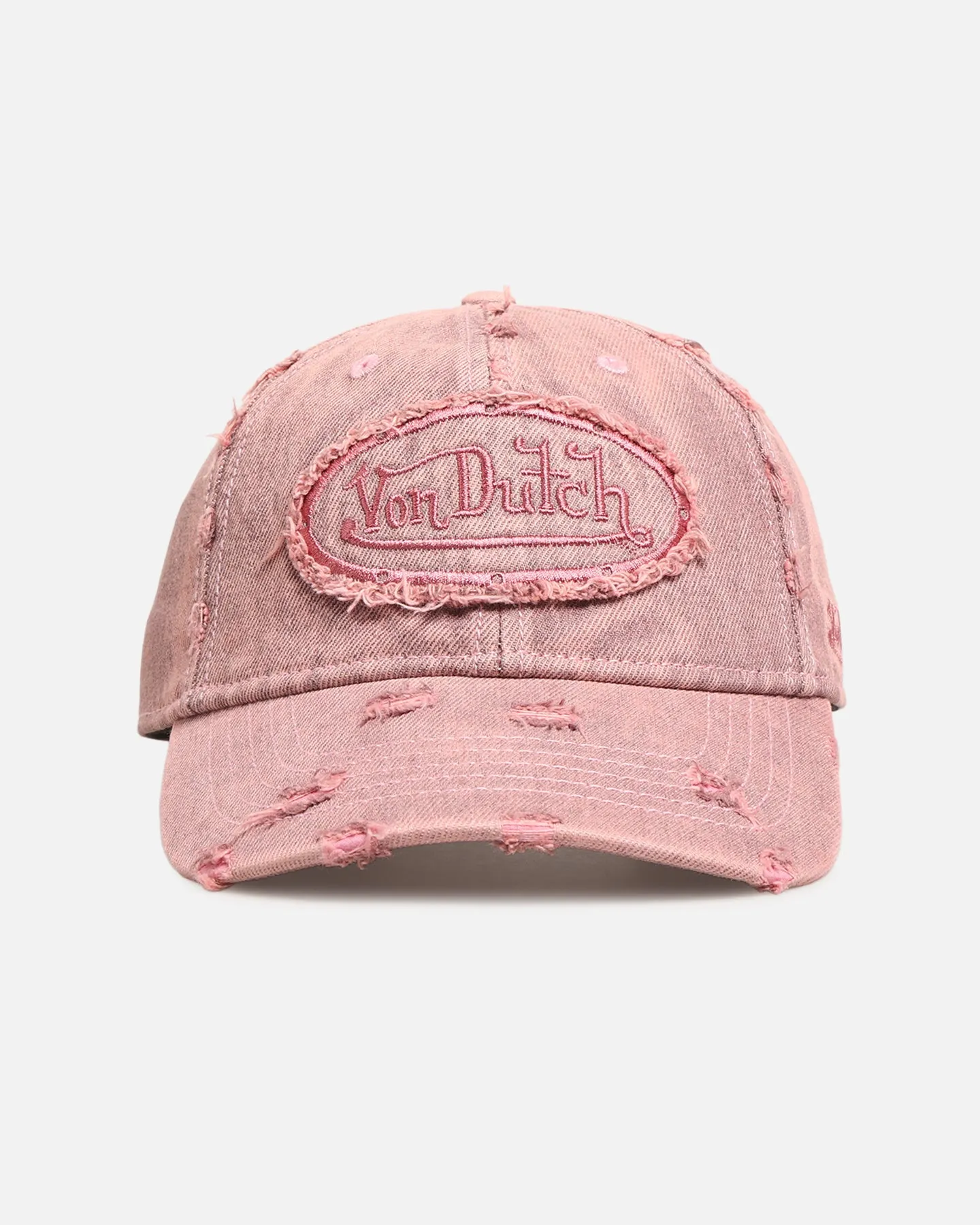 Von Dutch Overdye Wash Dad Strapback Cap Pink sold by Culture Kings