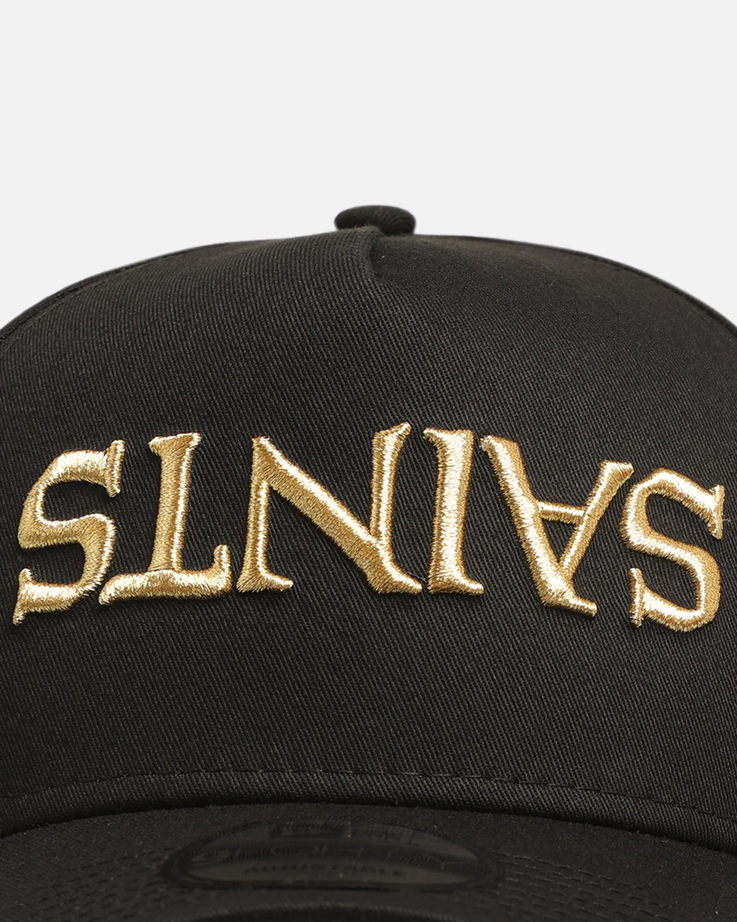 New Era New Orleans Saints 'Upside Down Logo' 9FORTY A-Frame Snapback Black sold by Culture Kings product image thumbnail 5