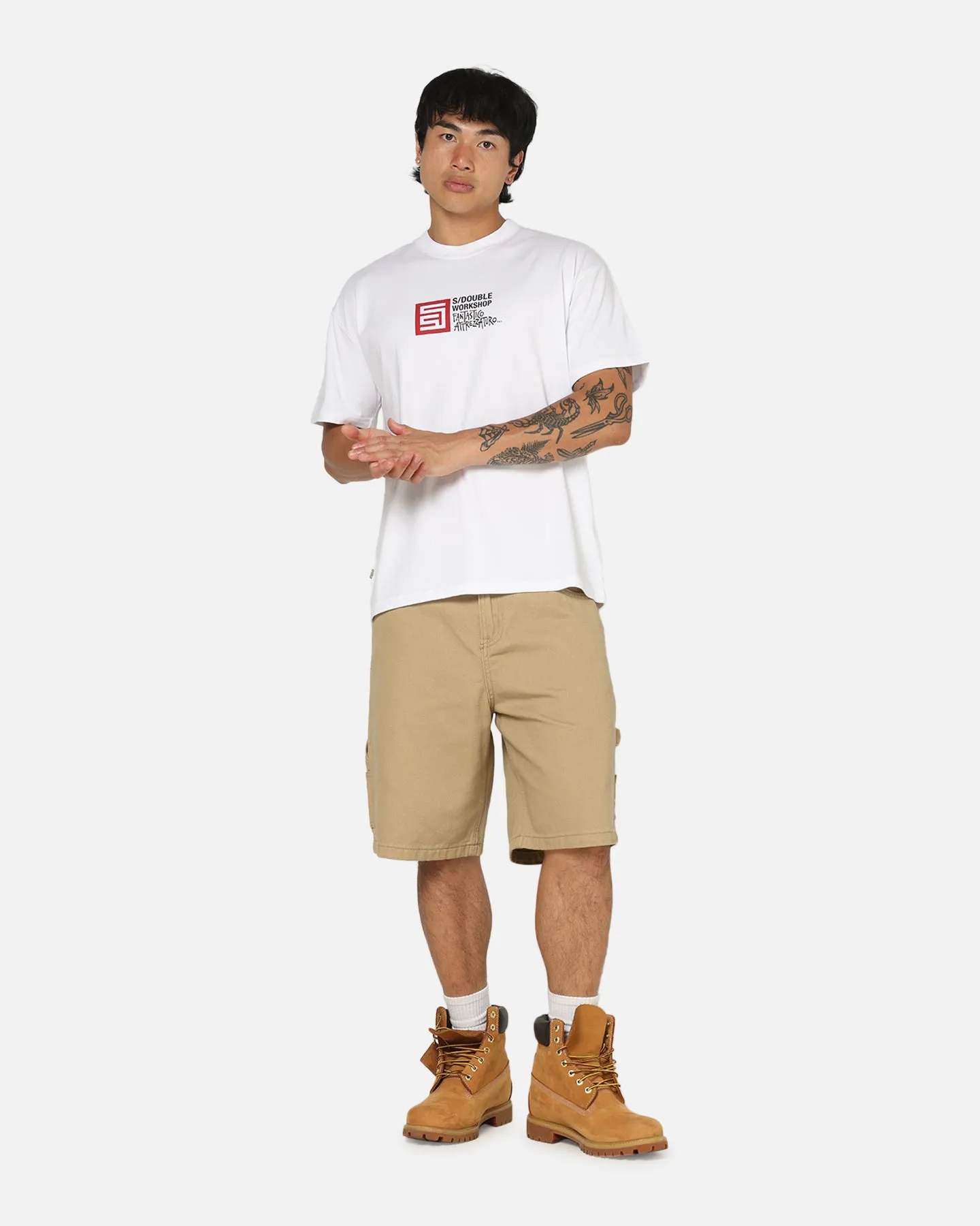 S Double Fantastico T-Shirt White sold by Culture Kings product image thumbnail 4