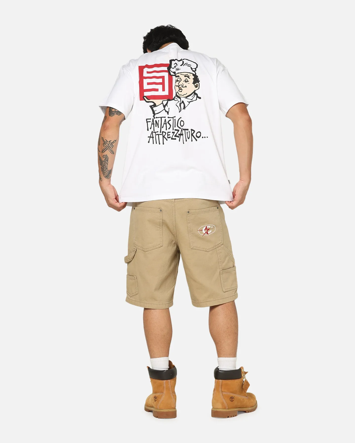 S Double Fantastico T-Shirt White sold by Culture Kings product image thumbnail 3