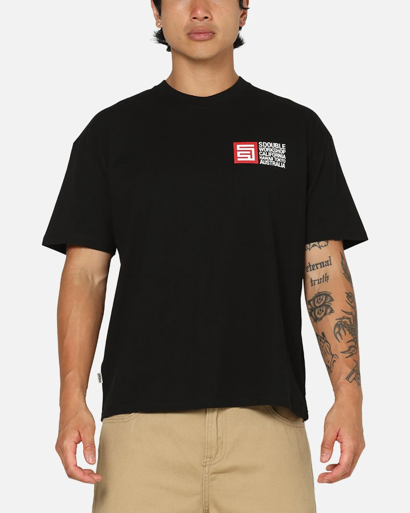 S Double City Cube T-Shirt Black sold by Culture Kings product image thumbnail 2