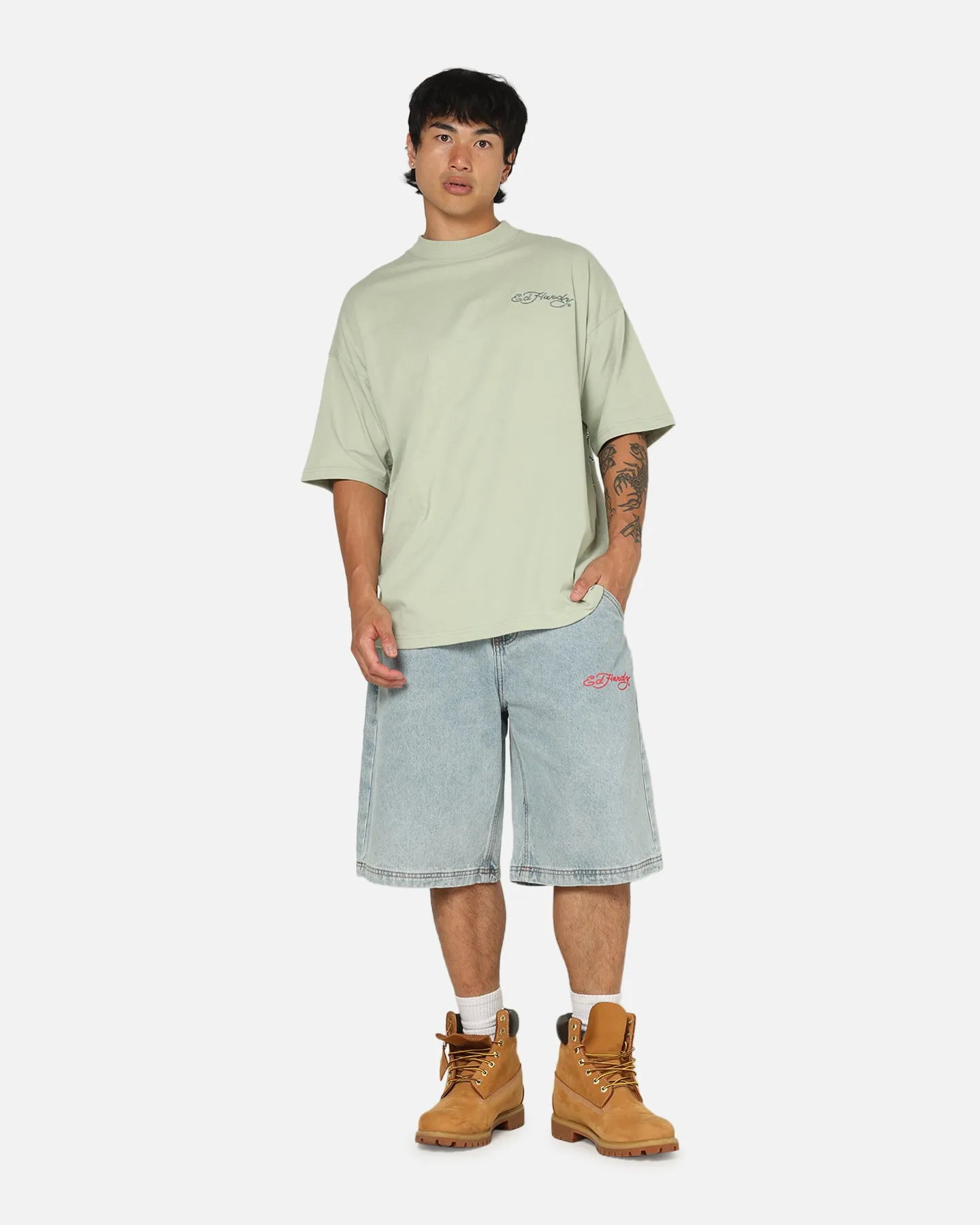 Ed Hardy Established 77 T-Shirt Sage sold by Culture Kings product image thumbnail 4