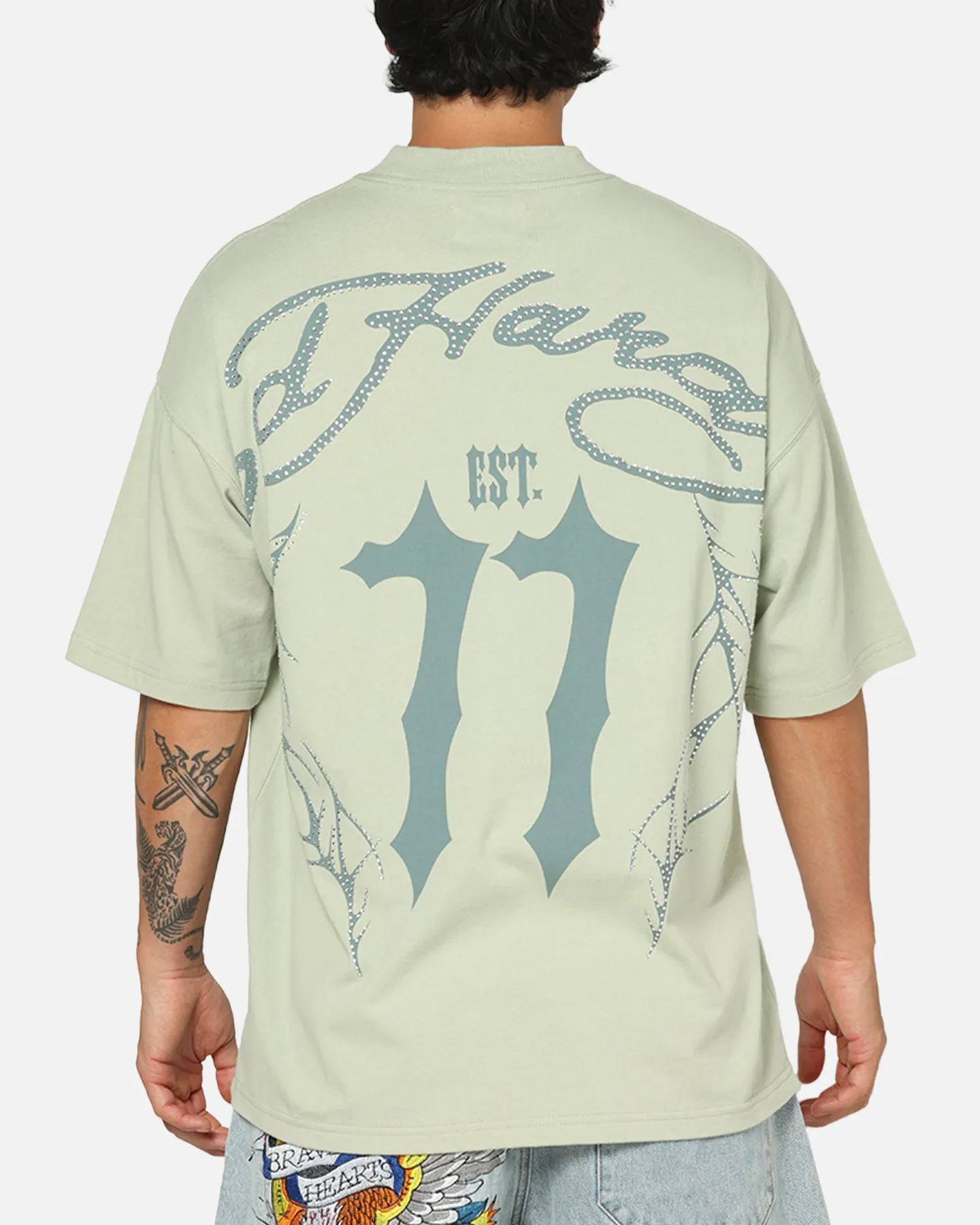 Ed Hardy Established 77 T-Shirt Sage sold by Culture Kings