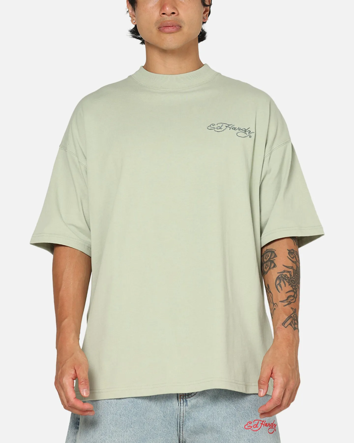 Ed Hardy Established 77 T-Shirt Sage sold by Culture Kings product image thumbnail 2