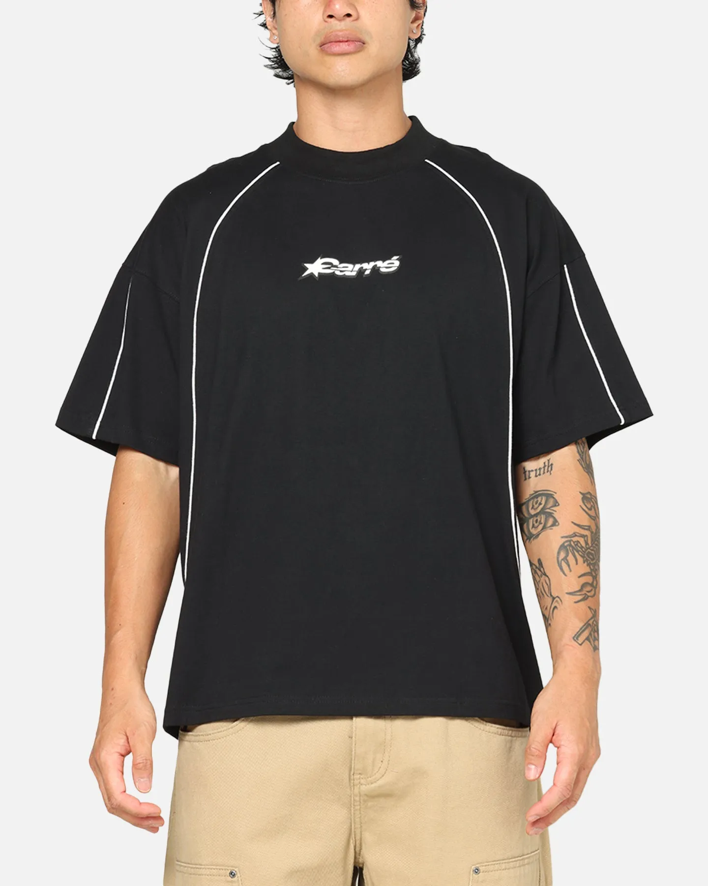 Carre International Star T-Shirt Black sold by Culture Kings