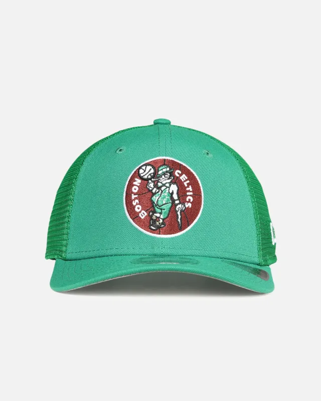 New Era Boston Celtics 'HWC' 9SEVENTY Trucker Stretch Snapback Green Med sold by Culture Kings