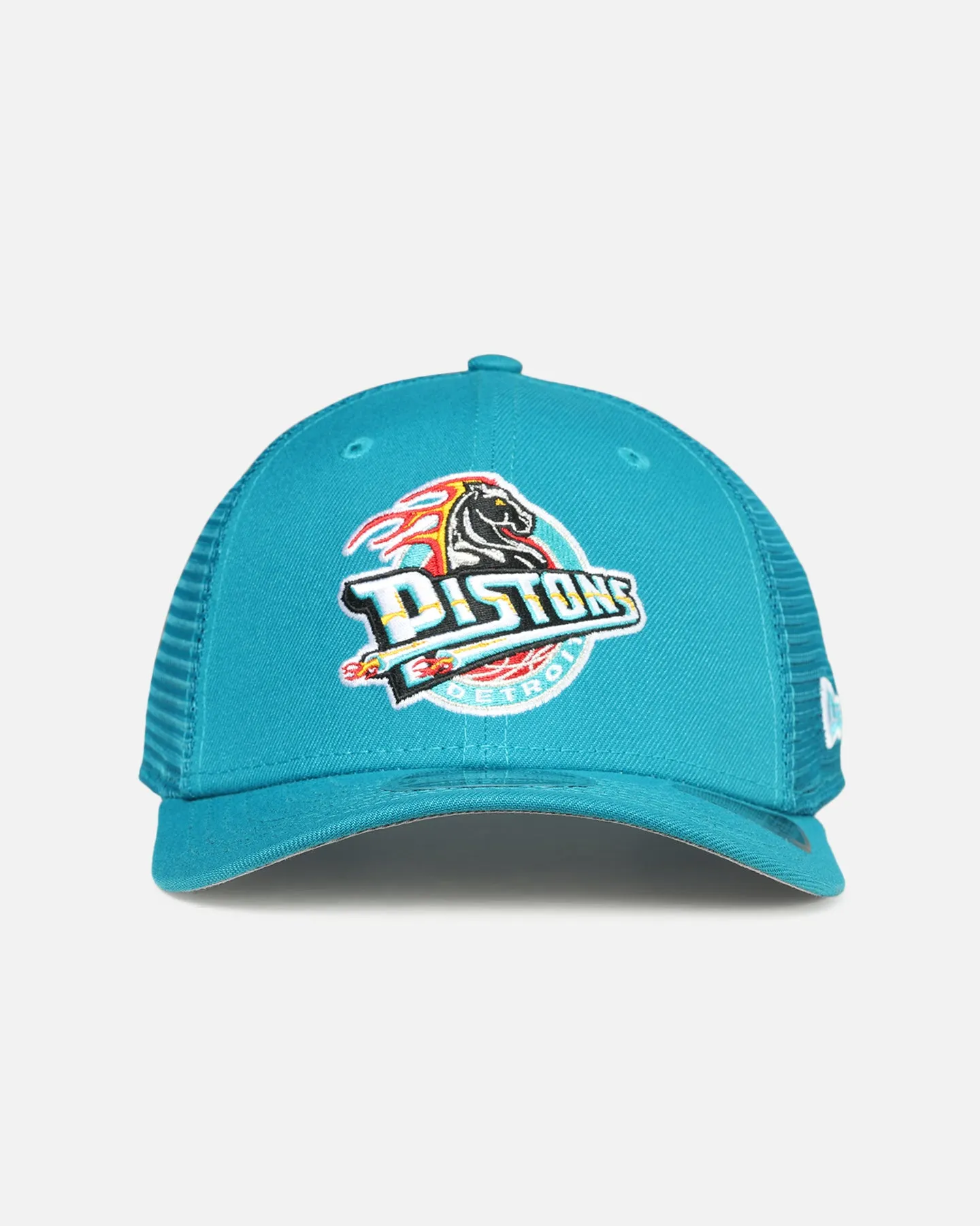 New Era Detroit Pistons 'HWC' 9SEVENTY Trucker Stretch Snapback Turquoise sold by Culture Kings