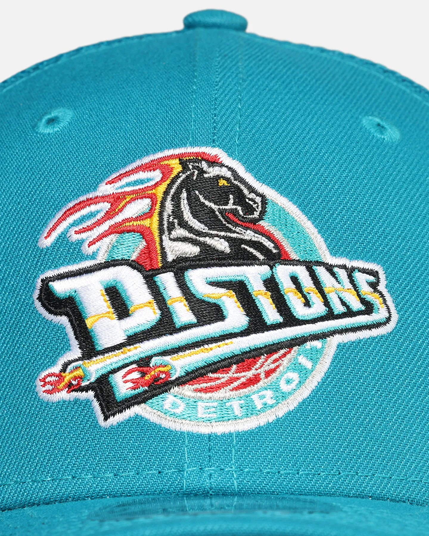 New Era Detroit Pistons 'HWC' 9SEVENTY Trucker Stretch Snapback Turquoise sold by Culture Kings product image thumbnail 5